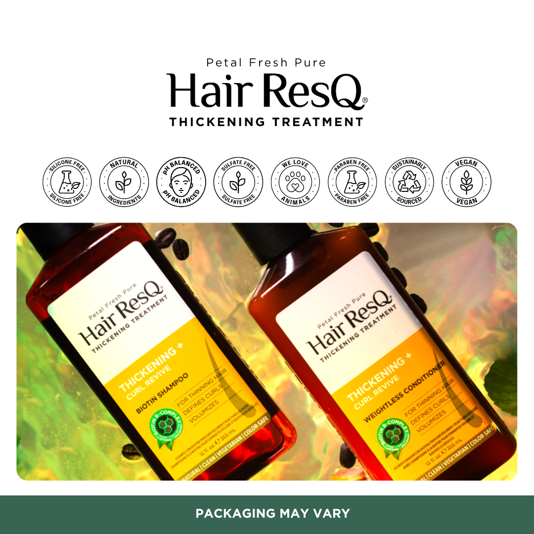 Hair ResQ Thickening Treatment Curl Revive Shampoo with Biotin