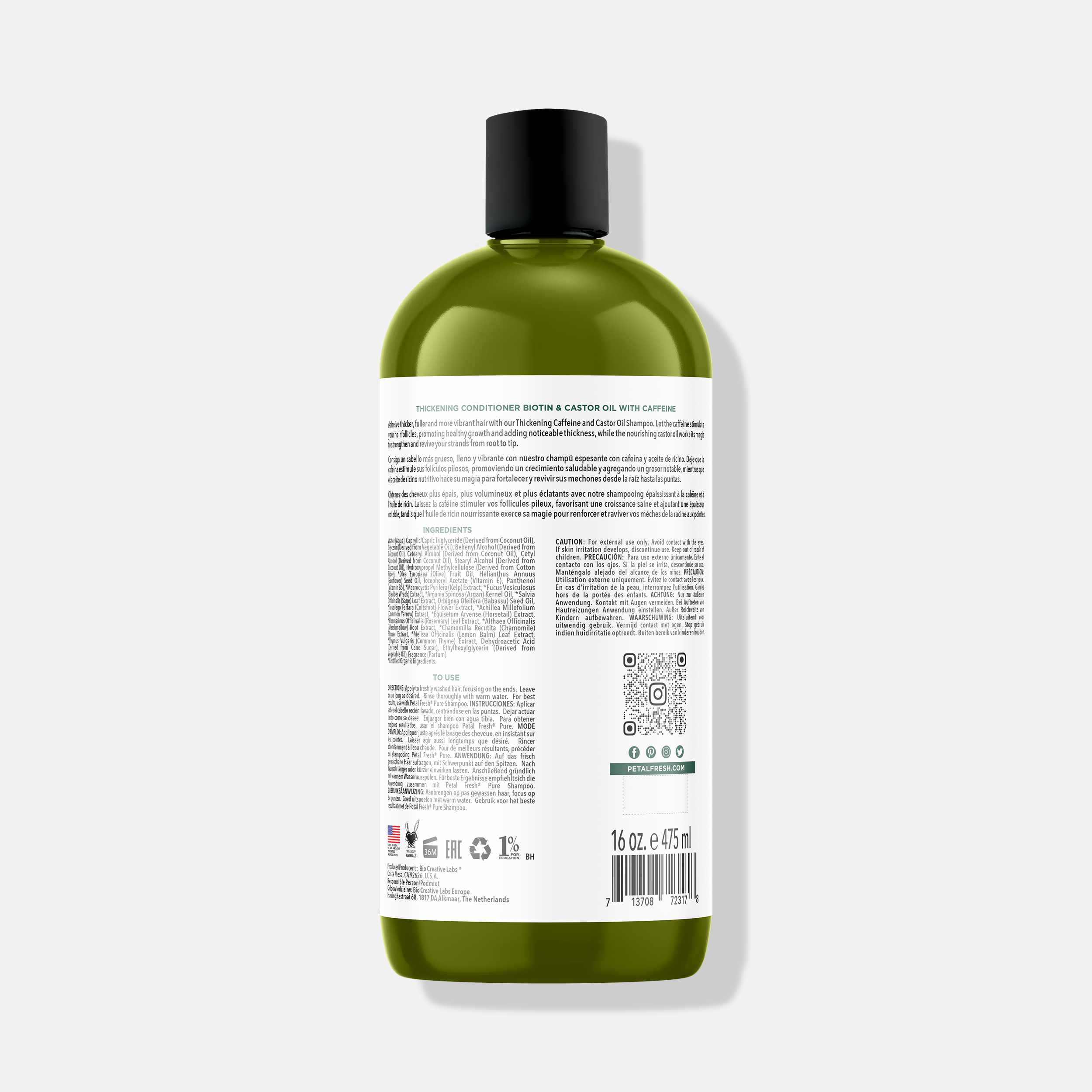 Thickening Conditioner with Biotin & Castor Oil