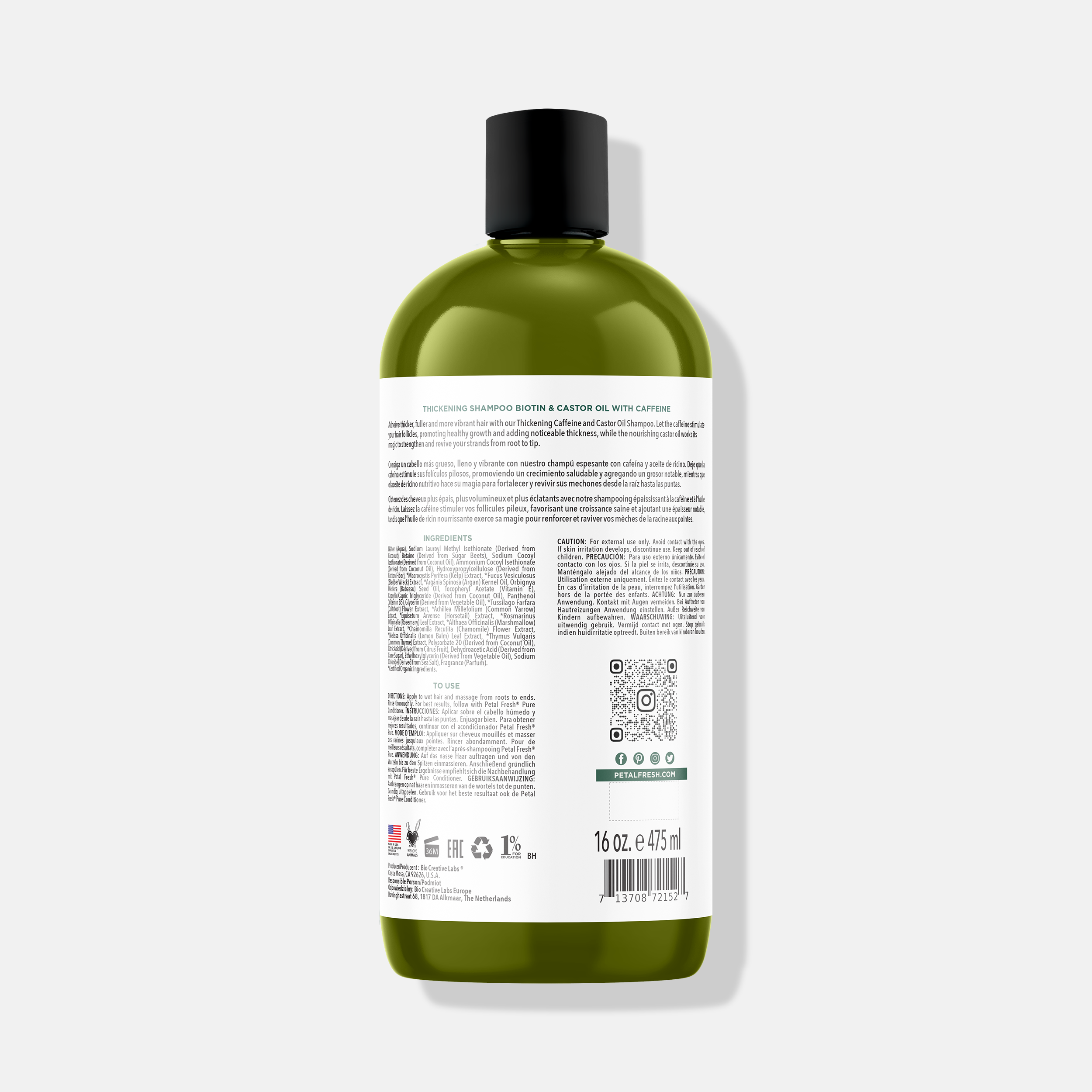 Thickening Shampoo with Biotin & Castor Oil