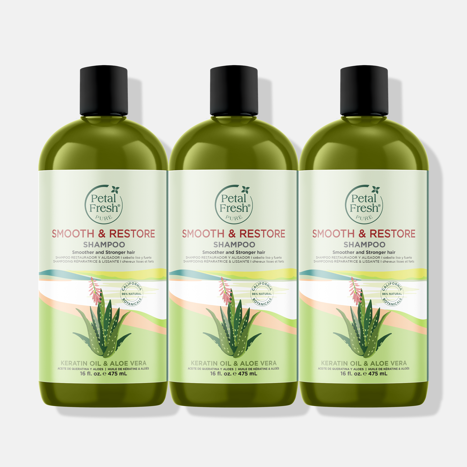 Smooth & Restore Shampoo with Keratin and Aloe Vera
