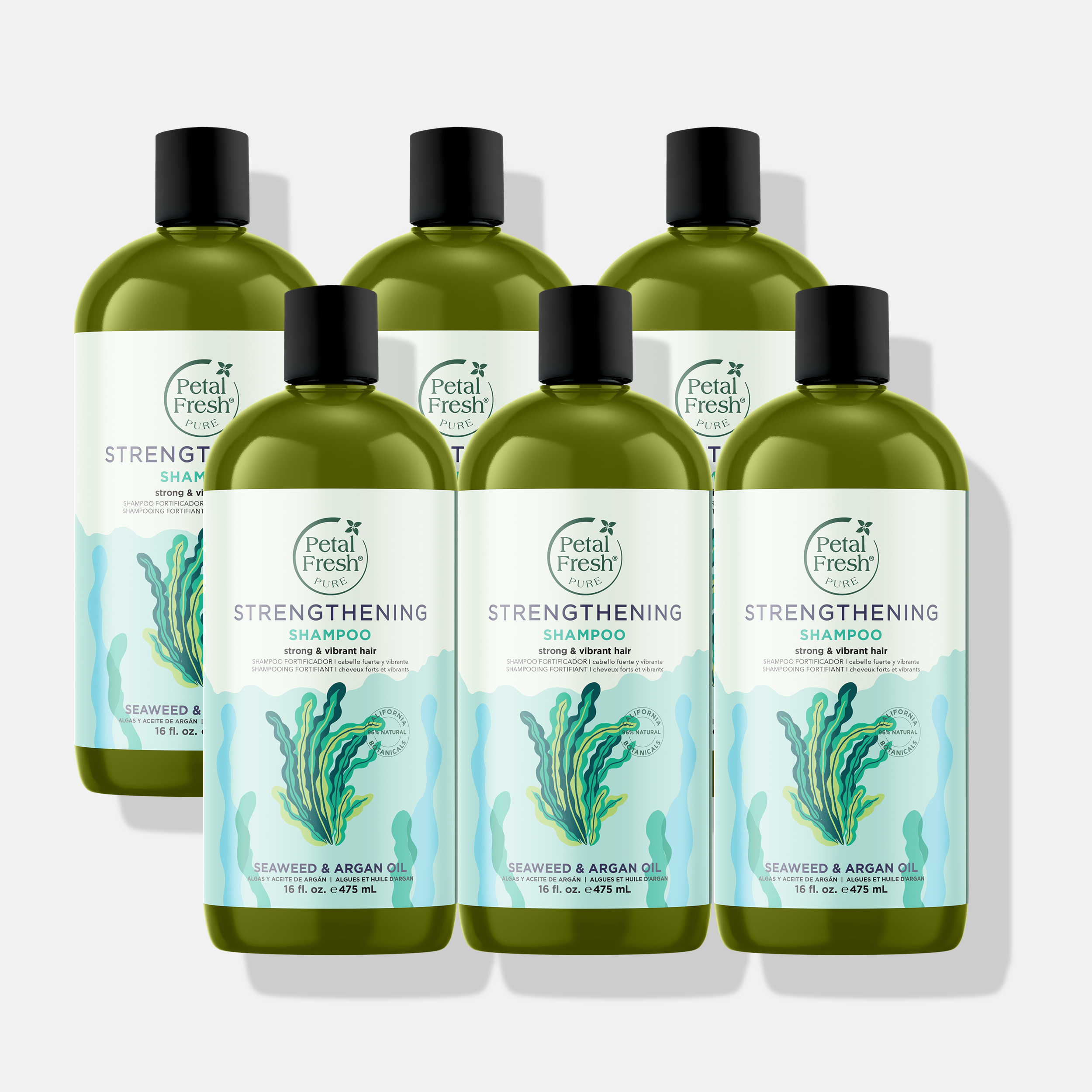 Strengthening Shampoo with Seaweed and Argan Oil