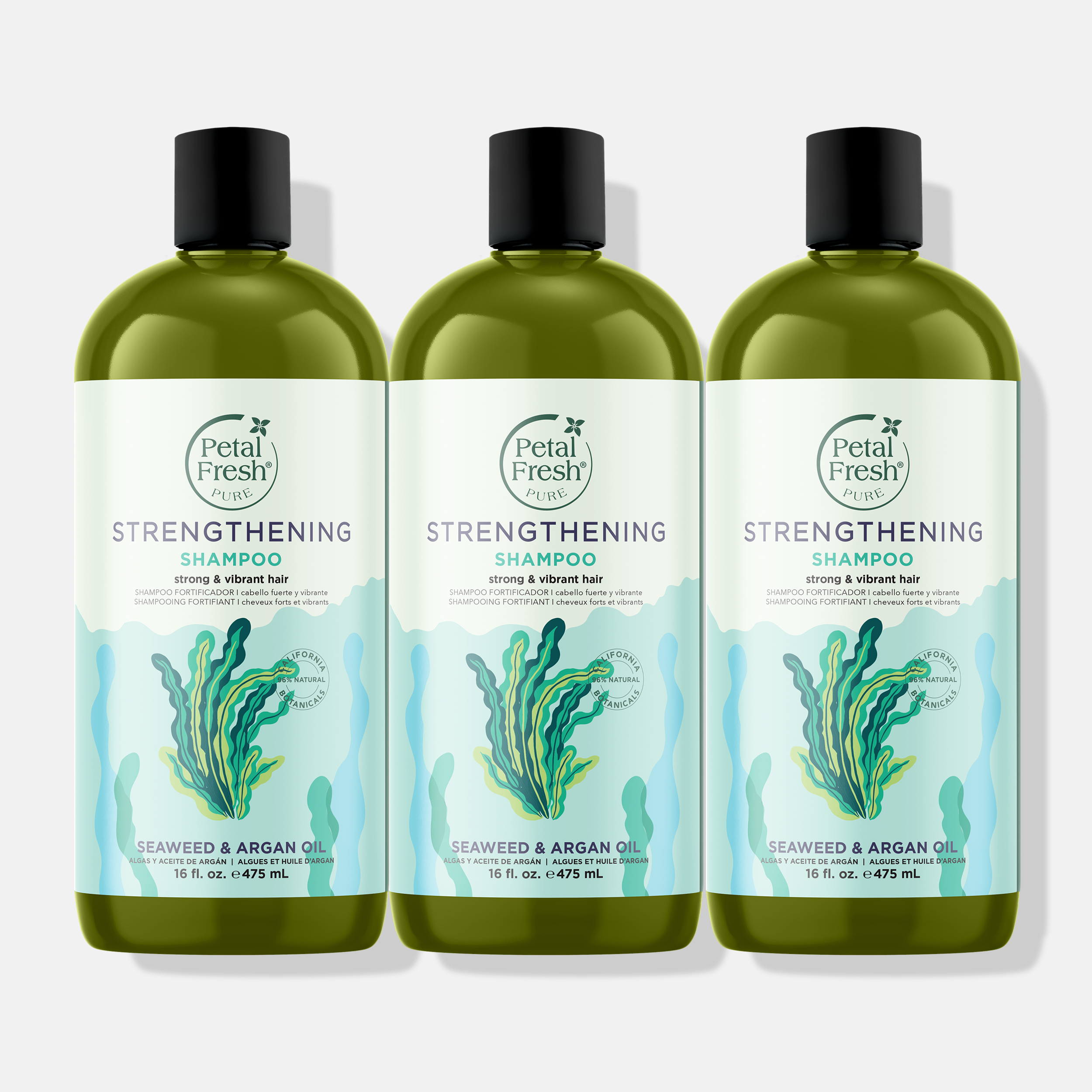 Strengthening Shampoo with Seaweed and Argan Oil
