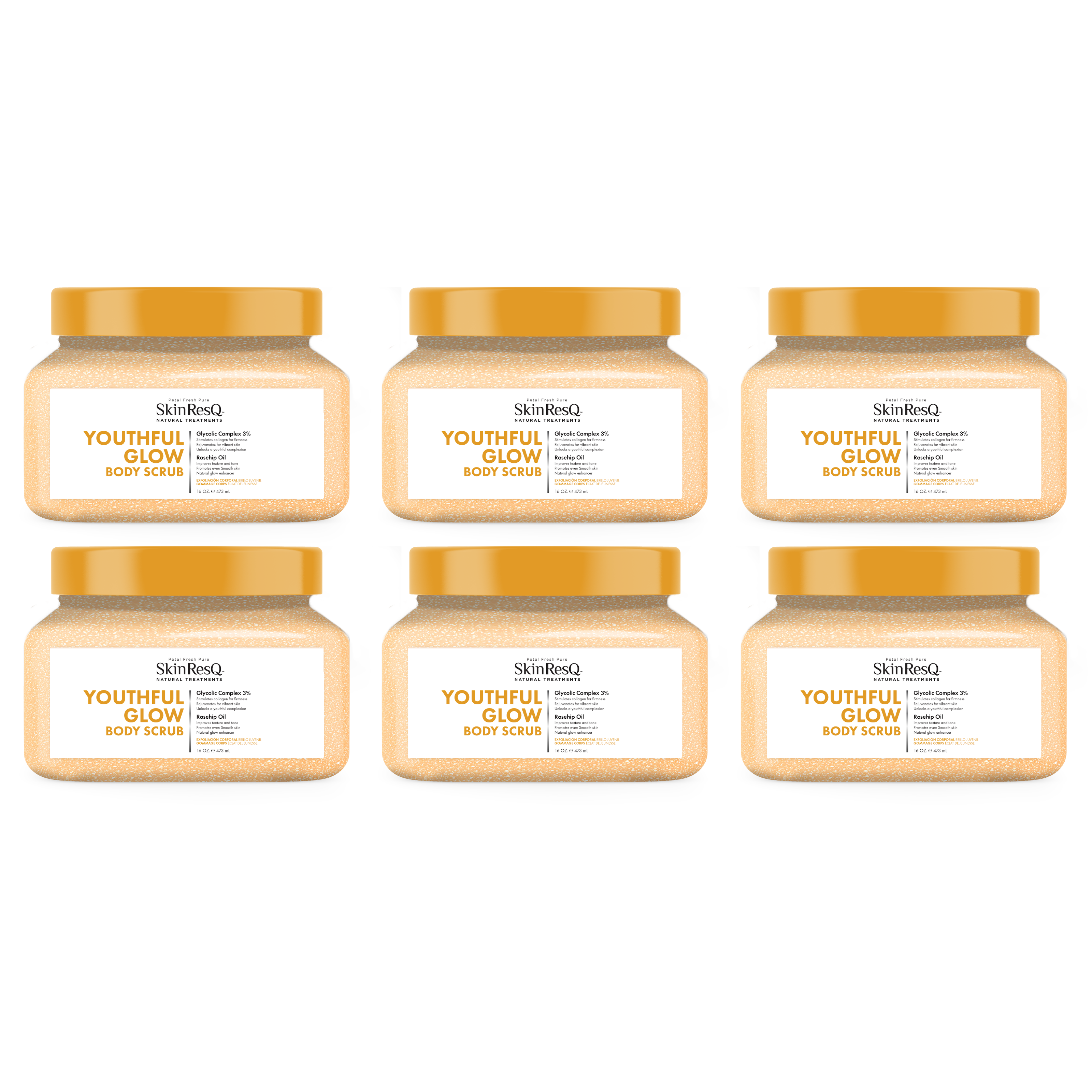 Skin ResQ Youthful Glow Scrub, 16oz