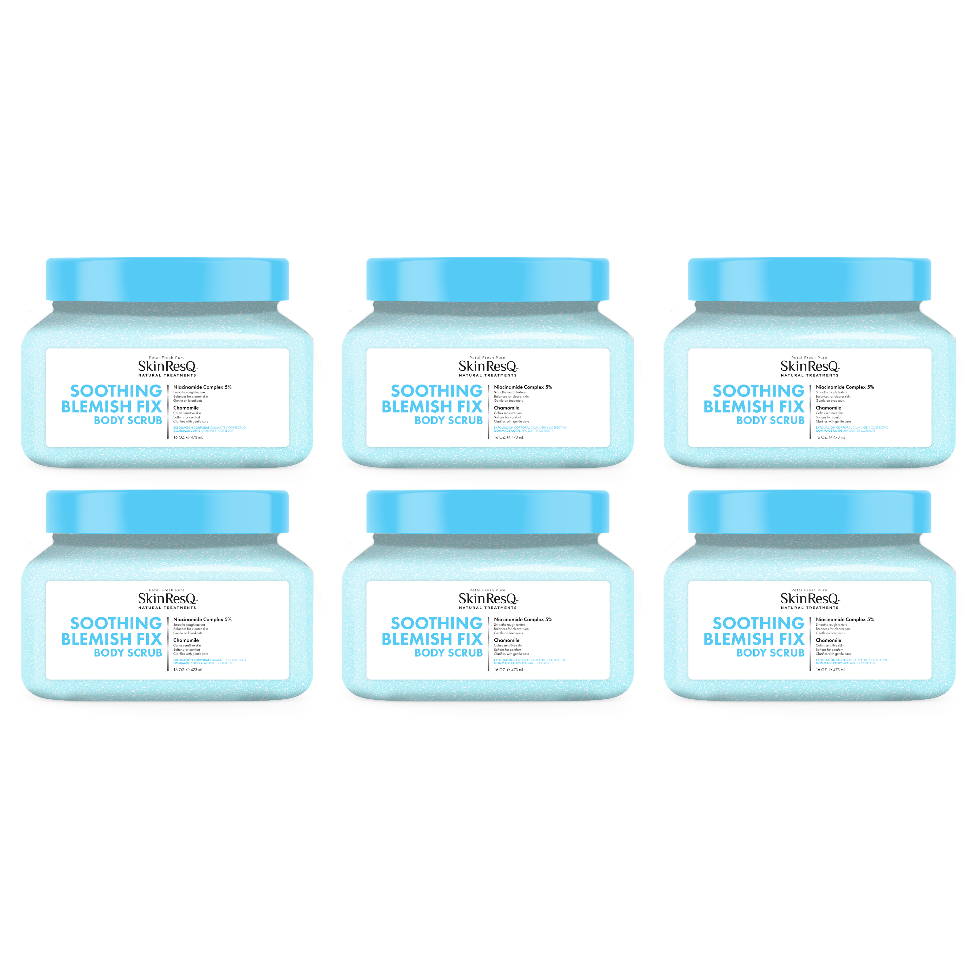 Skin ResQ Soothing Blemish Fix Body Scrub, 16oz