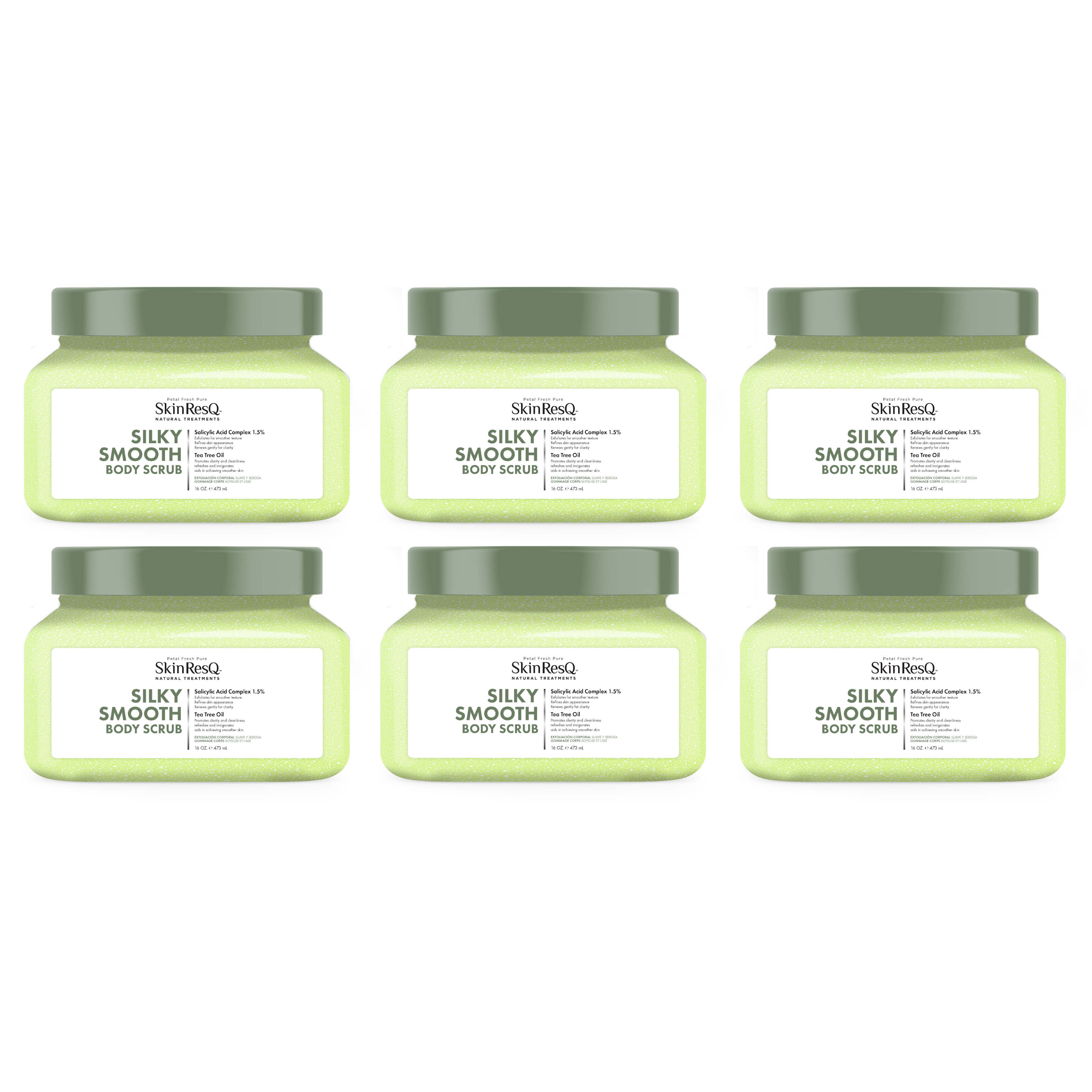 Skin ResQ Silky Smooth Body Scrub, 16oz