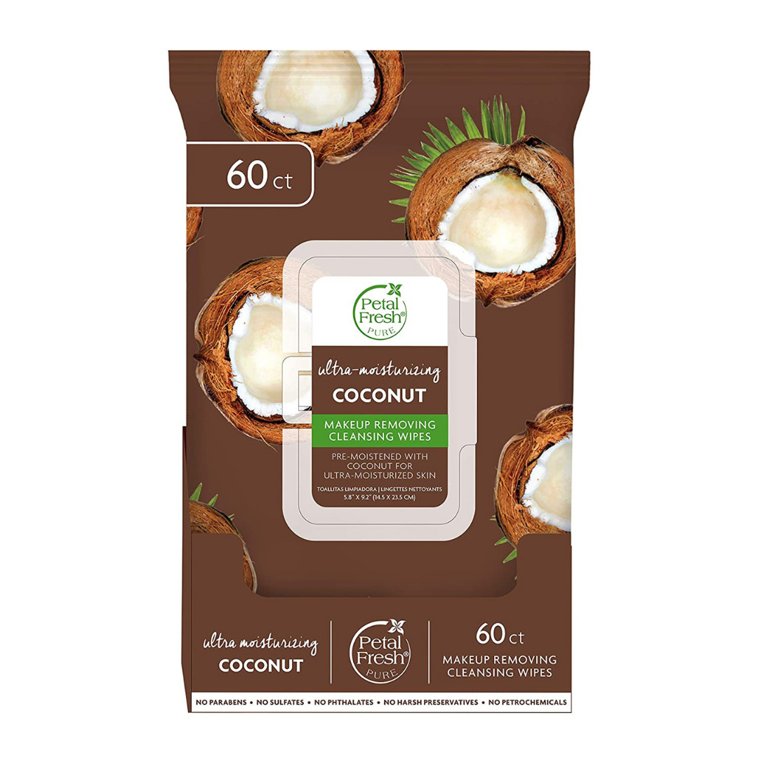 Ultra-Moisturizing Coconut Makeup Removing Cleansing Wipes – Petal Fresh