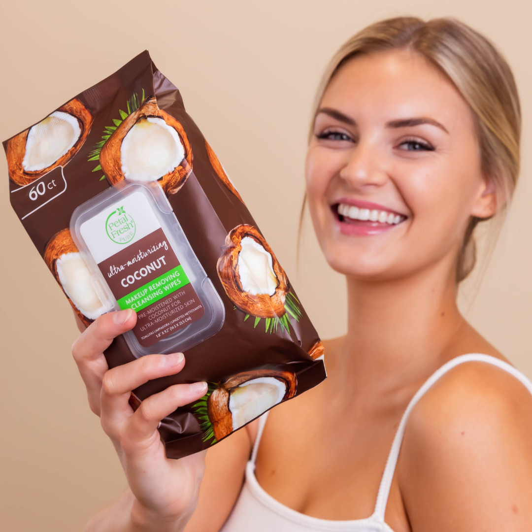 Ultra-Moisturizing Coconut Makeup Removing Cleansing Wipes