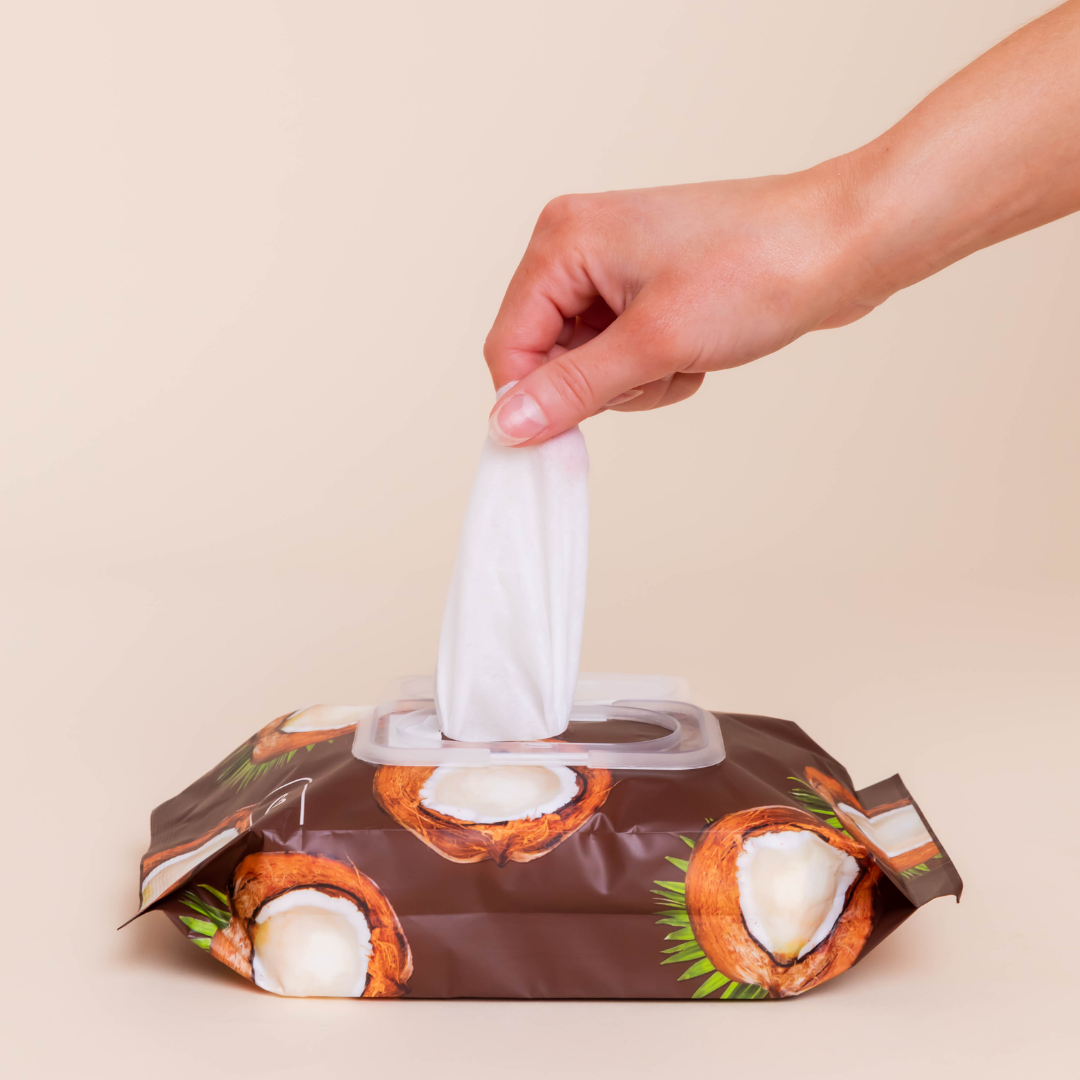 Ultra-Moisturizing Coconut Makeup Removing Cleansing Wipes