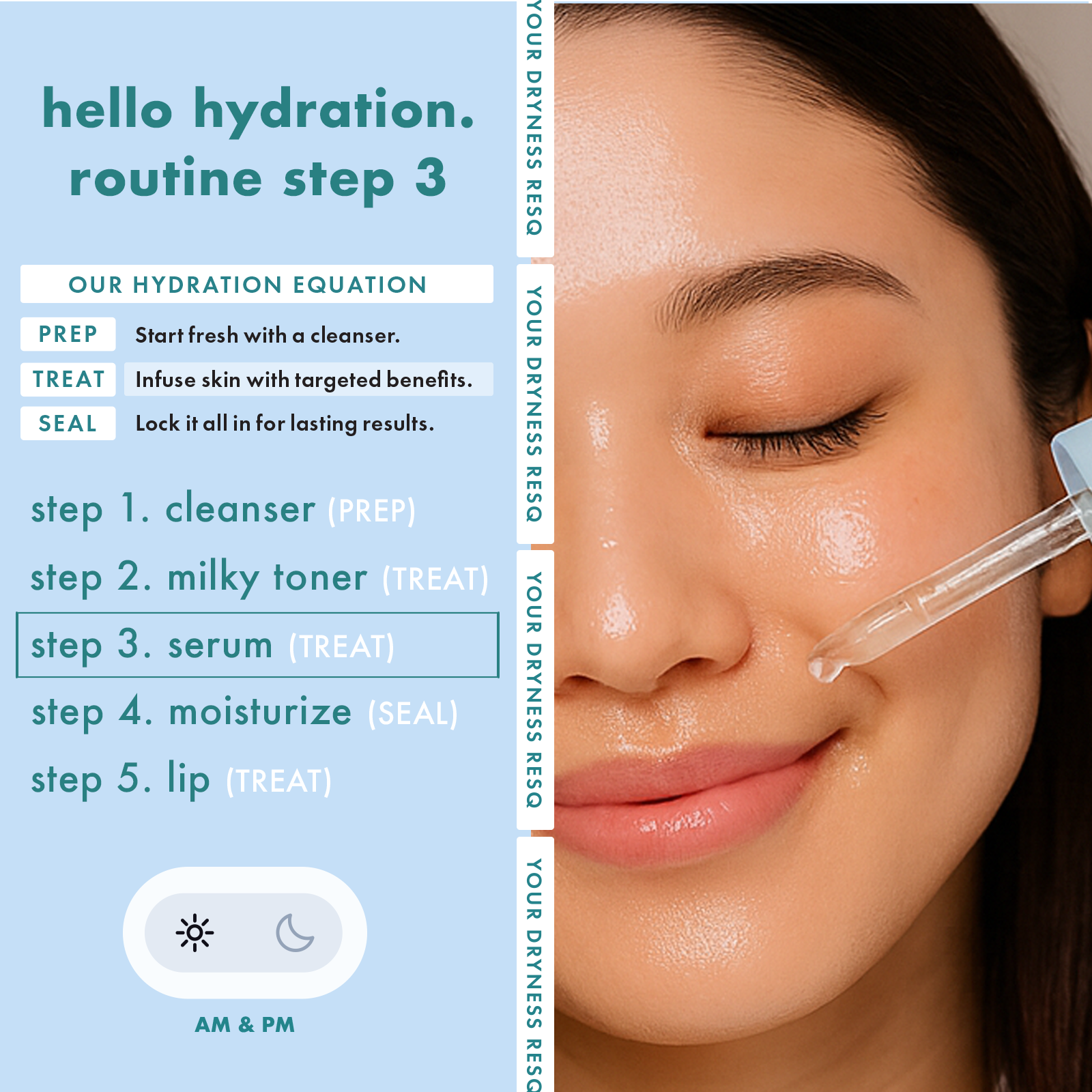 Skin ResQ Hello Hydration Facial Serum, 2oz