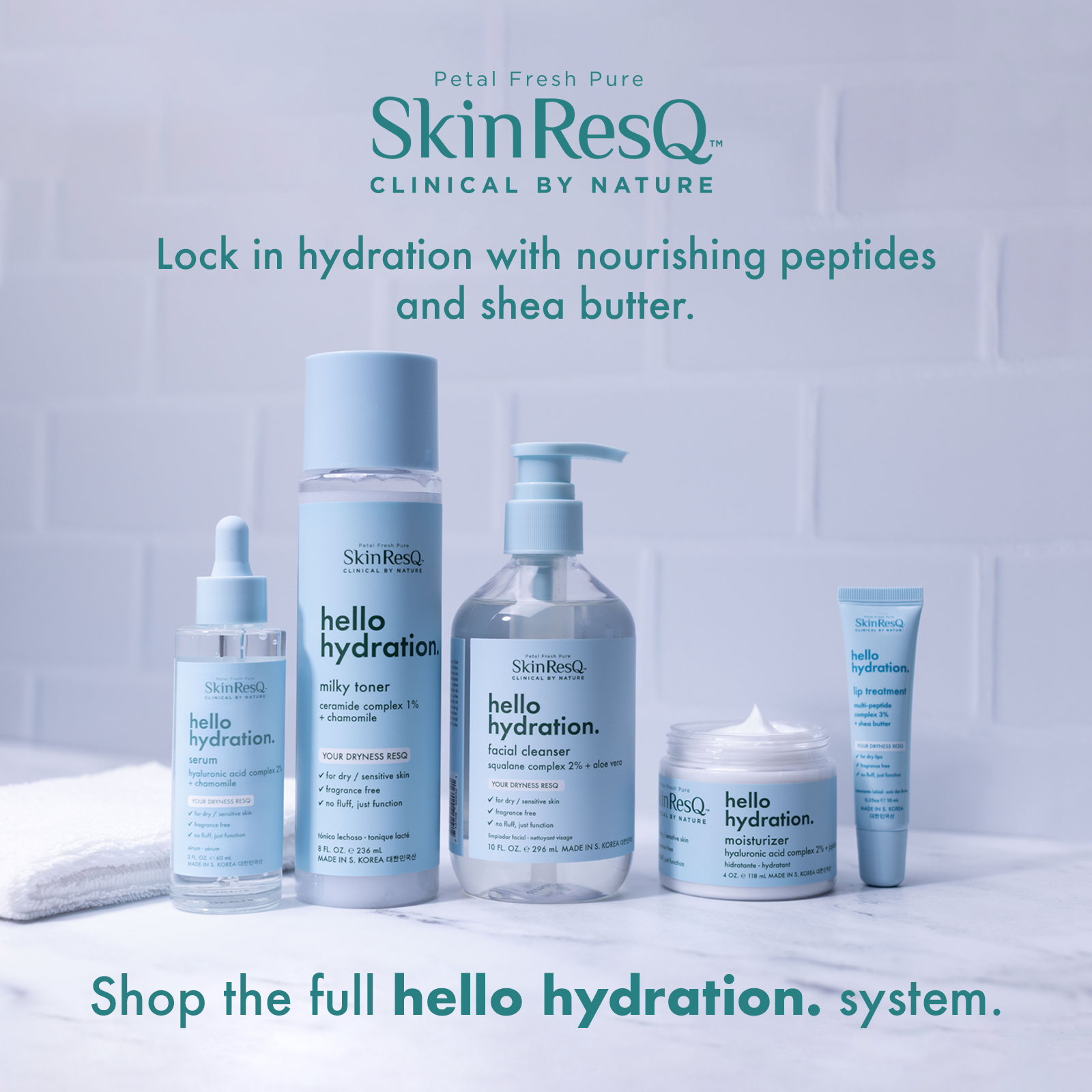 Skin ResQ Hello Hydration Multi-Peptide Lip Treatment, 0.35oz