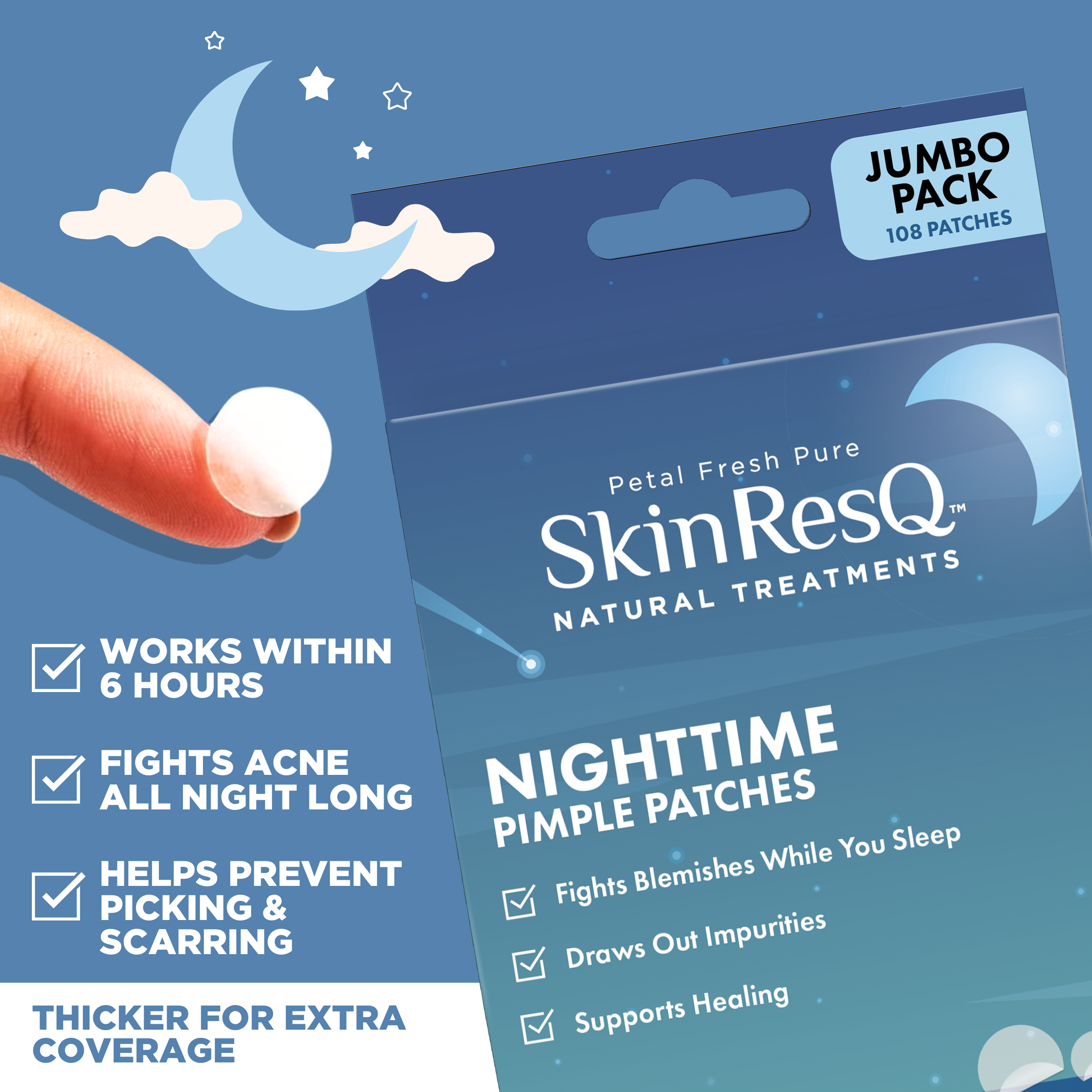 Skin ResQ Nighttime Pimple Patches