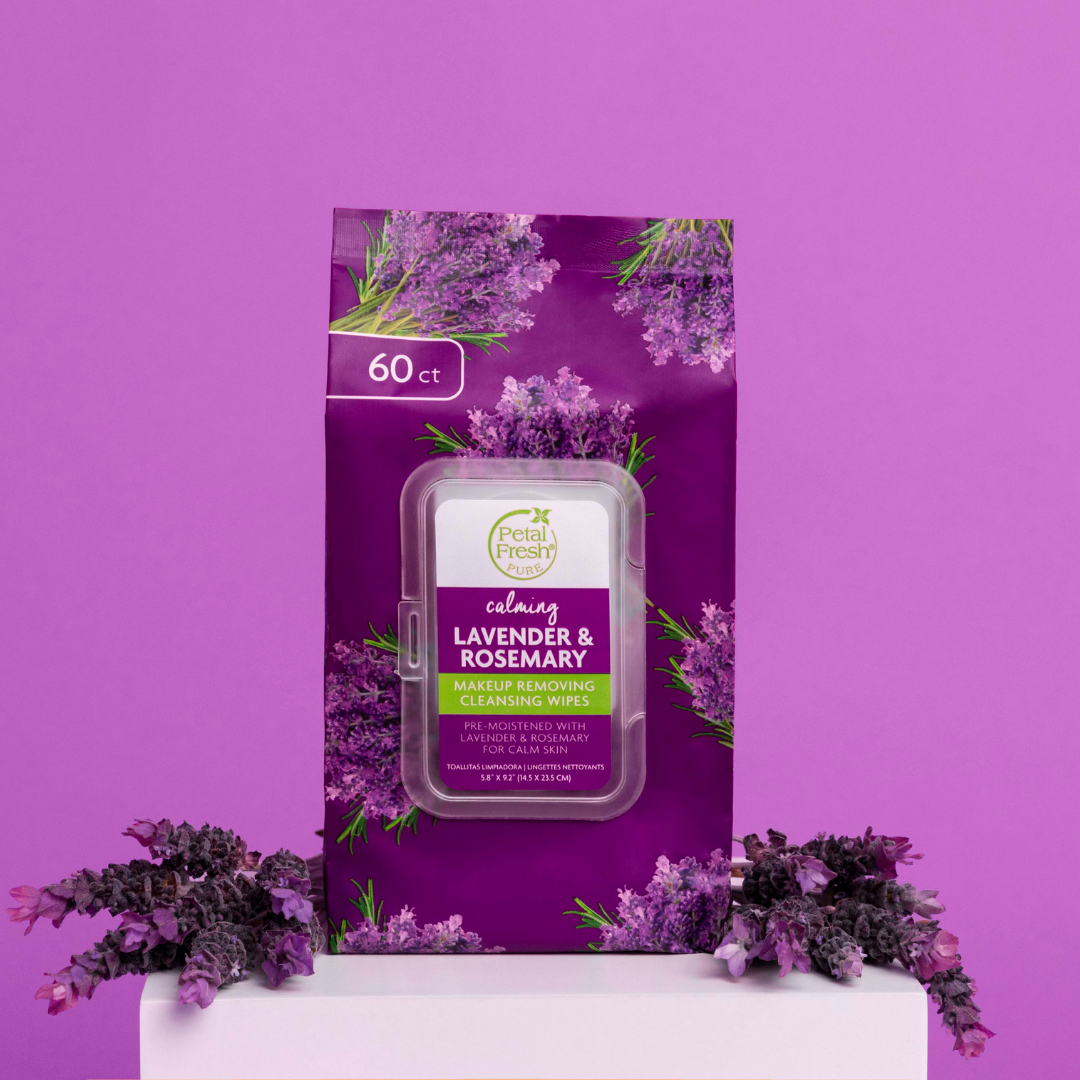 Calming Lavender & Rosemary Makeup Removing Cleansing Wipes