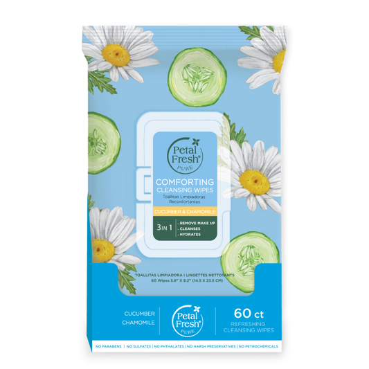 Comforting Cucumber & Chamomile Makeup Removing Cleansing Wipes