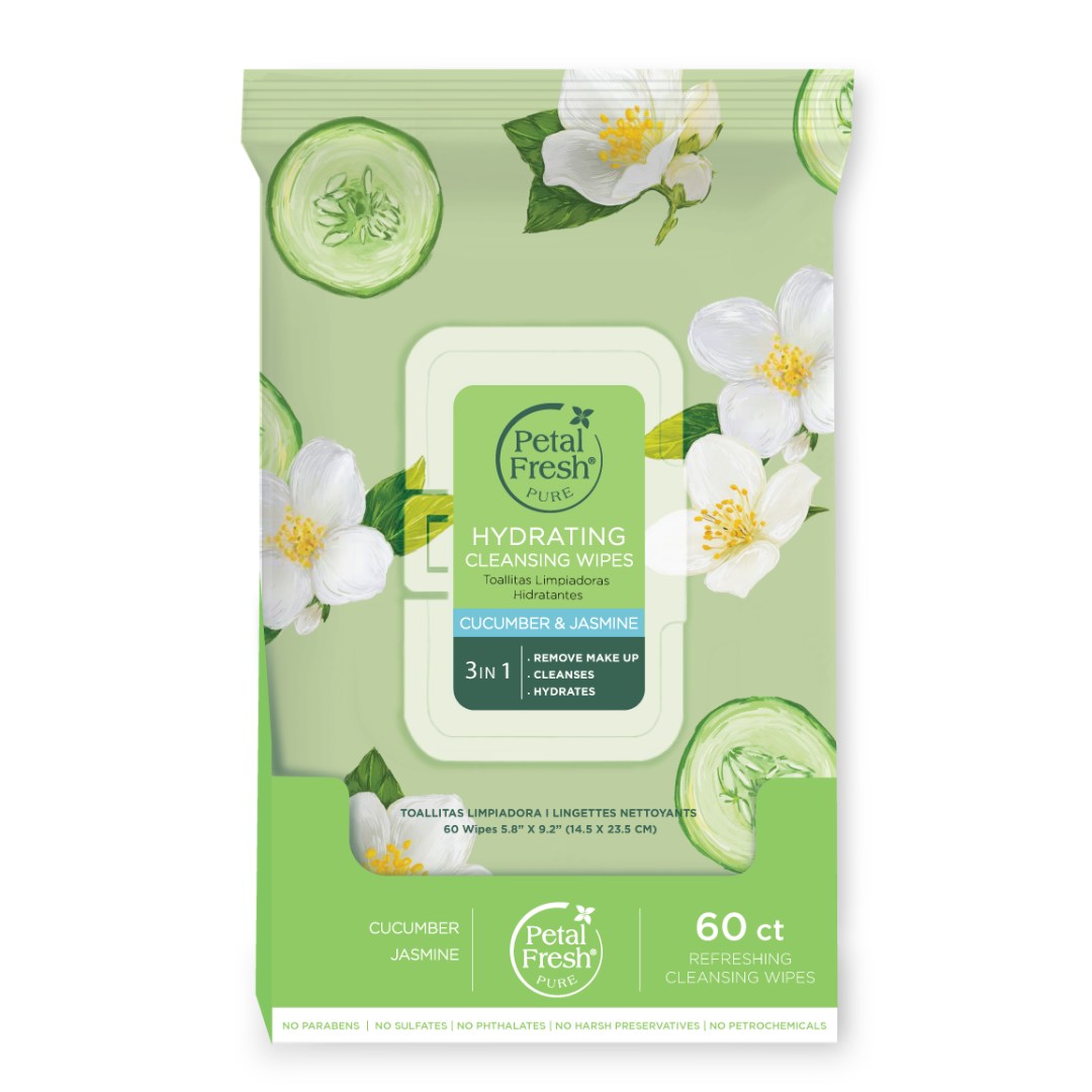 Hydrating Cucumber & Jasmine Makeup Removing Cleansing Wipes