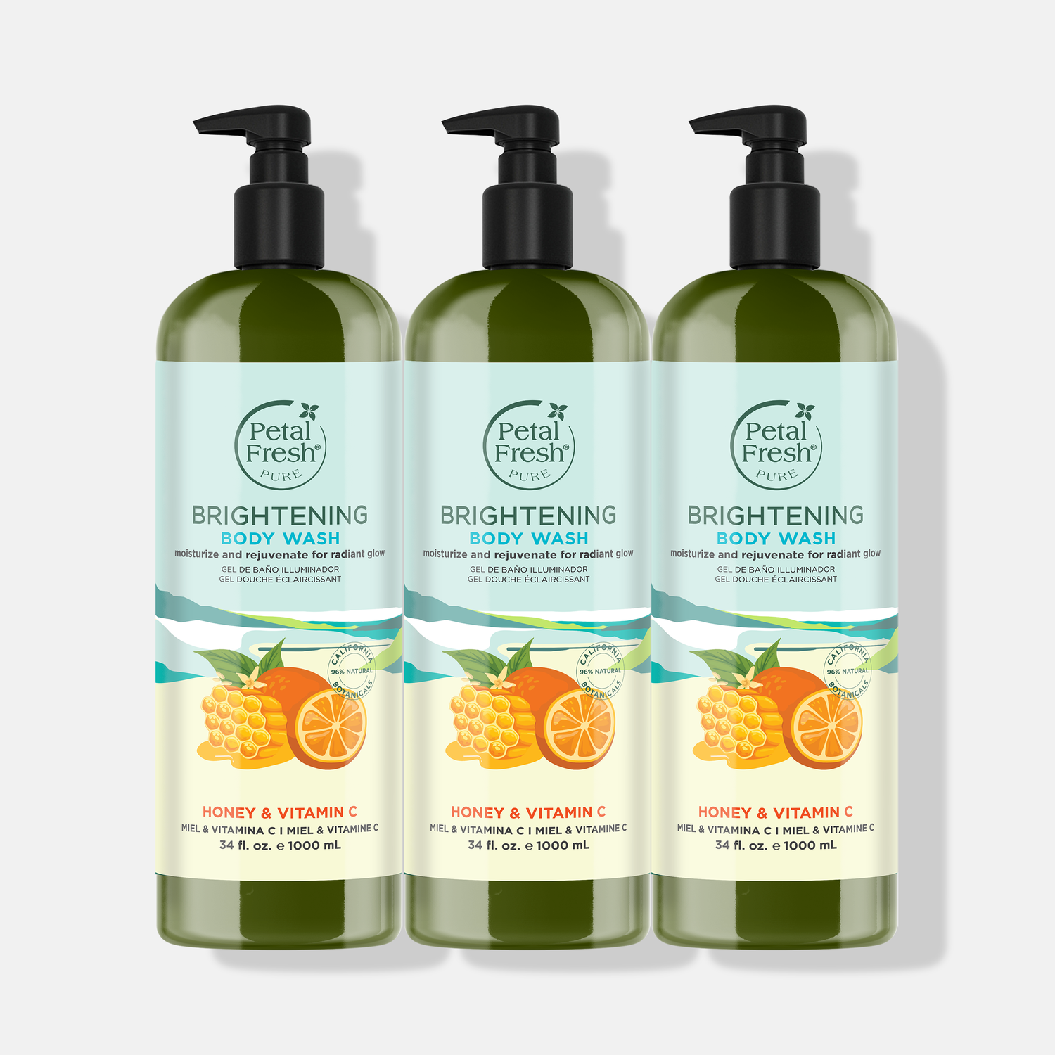 Brightening Honey & Vitamin C Body Wash Liter