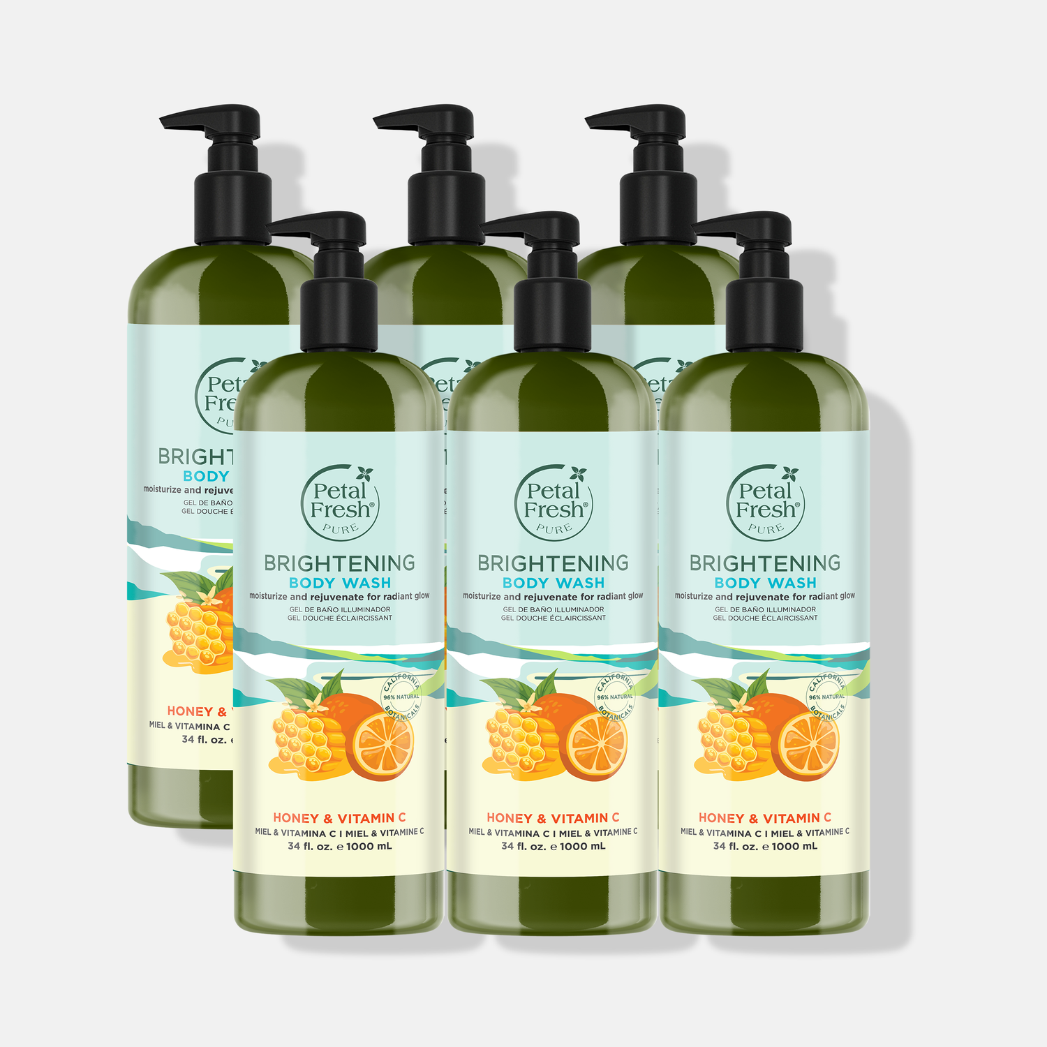 Brightening Honey & Vitamin C Body Wash Liter