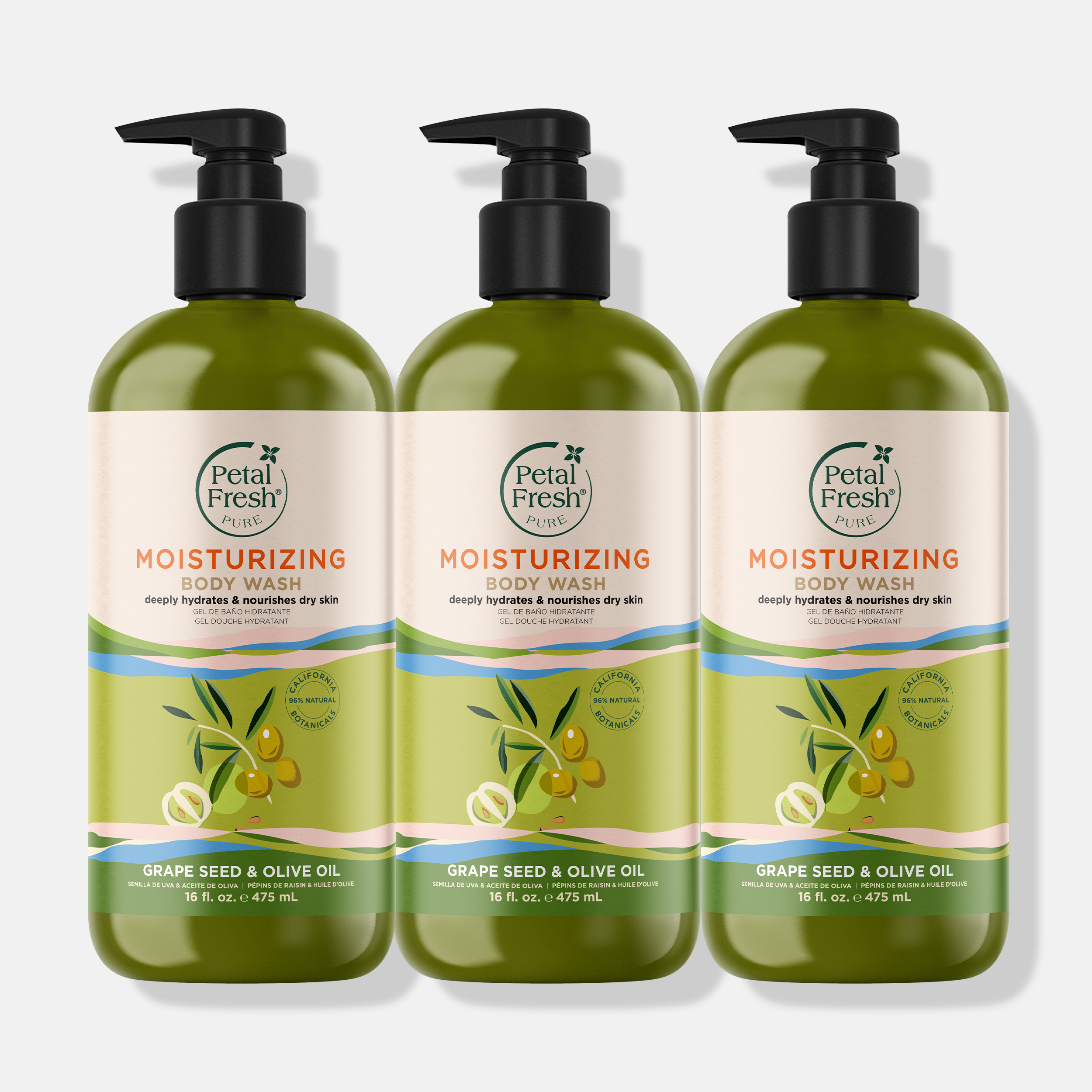 Moisturizing Grape Seed & Olive Oil Body Wash