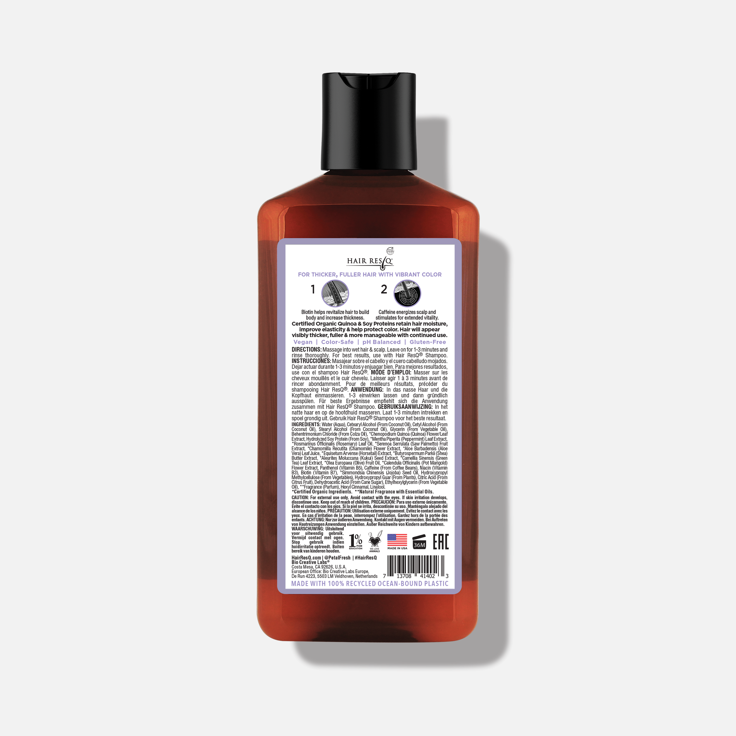 Hair ResQ Thickening Treatment Color Protection Conditioner with Biotin