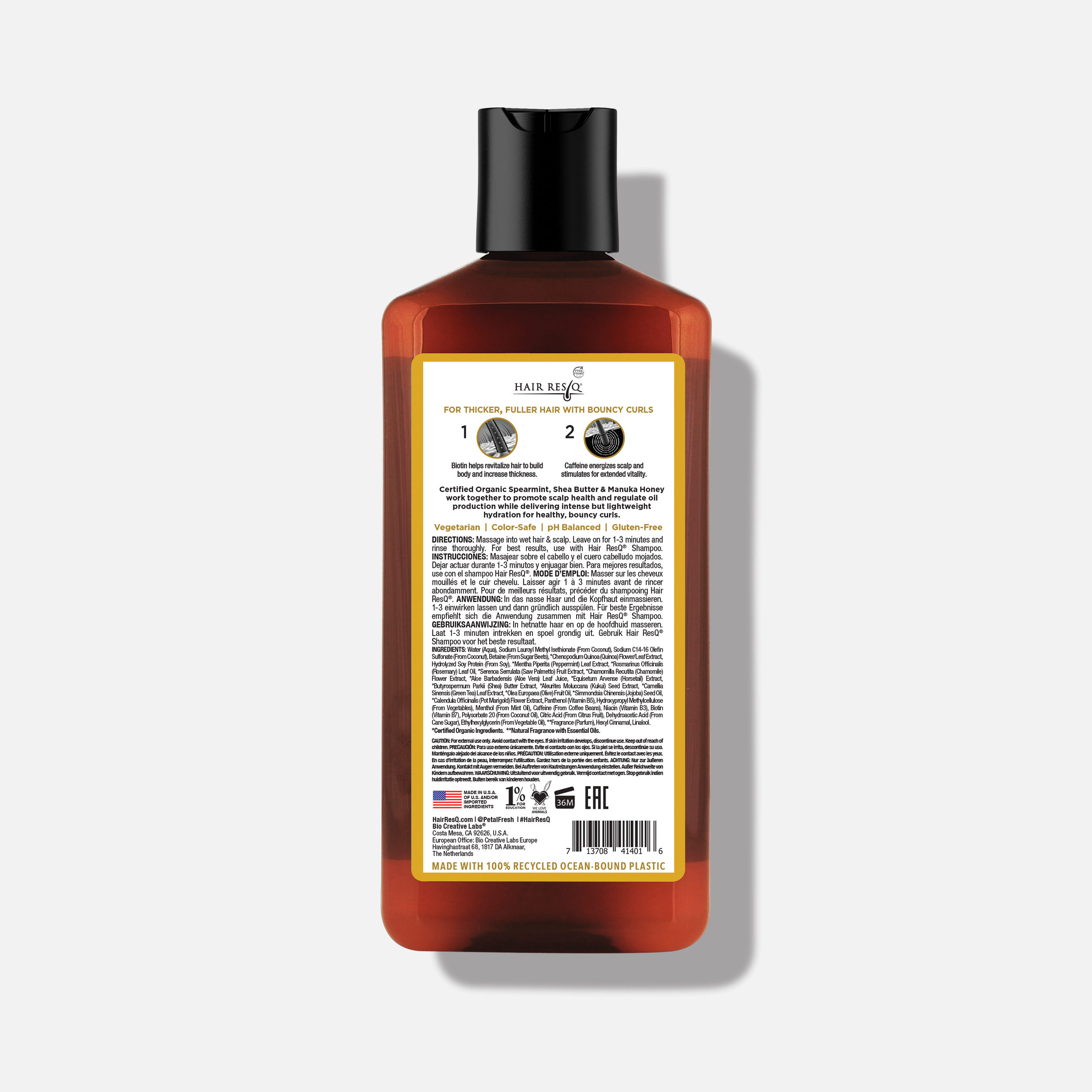 Hair ResQ Thickening Treatment Curl Revive Conditioner with Biotin