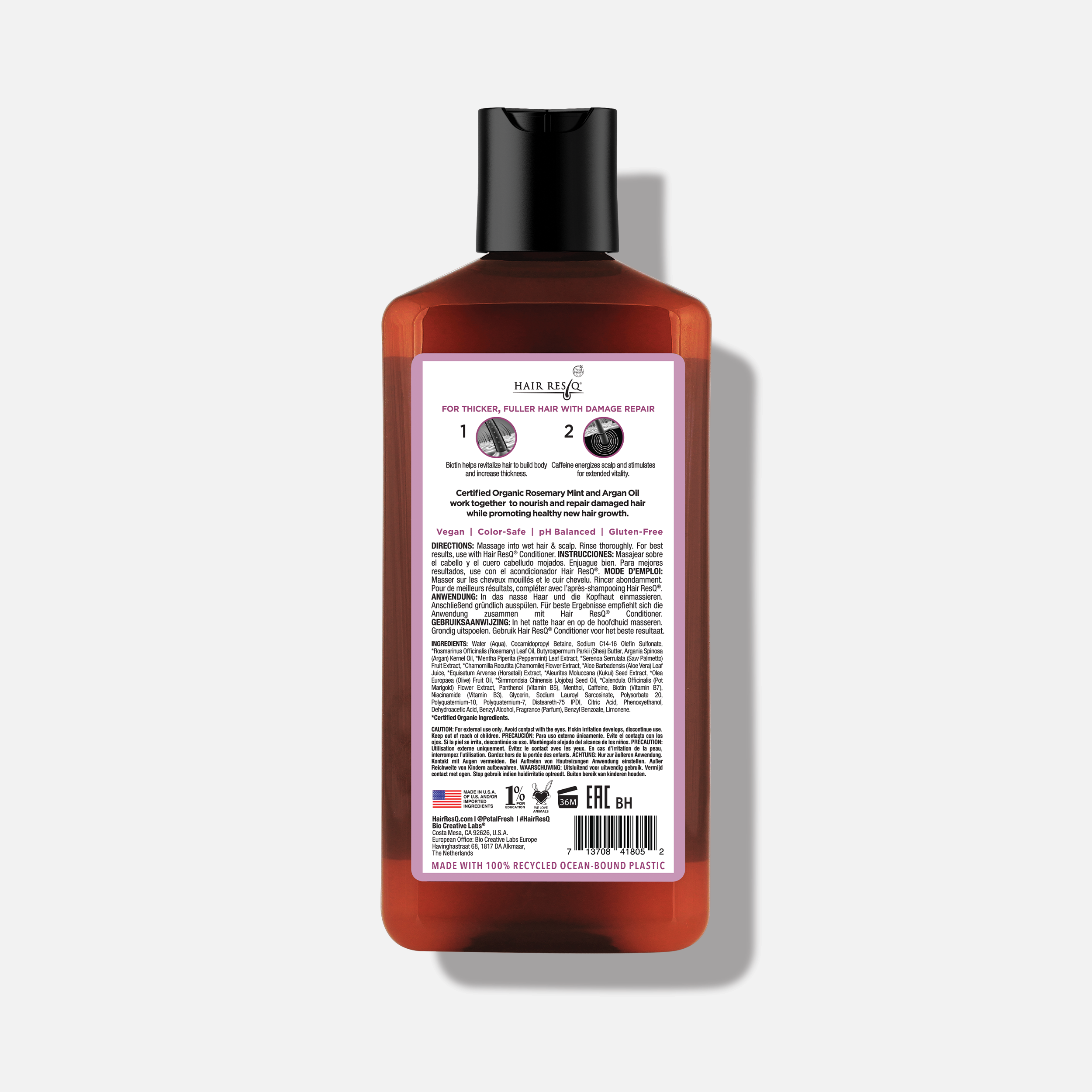 Hair ResQ Thickening Treatment Damage Repair Shampoo with Biotin