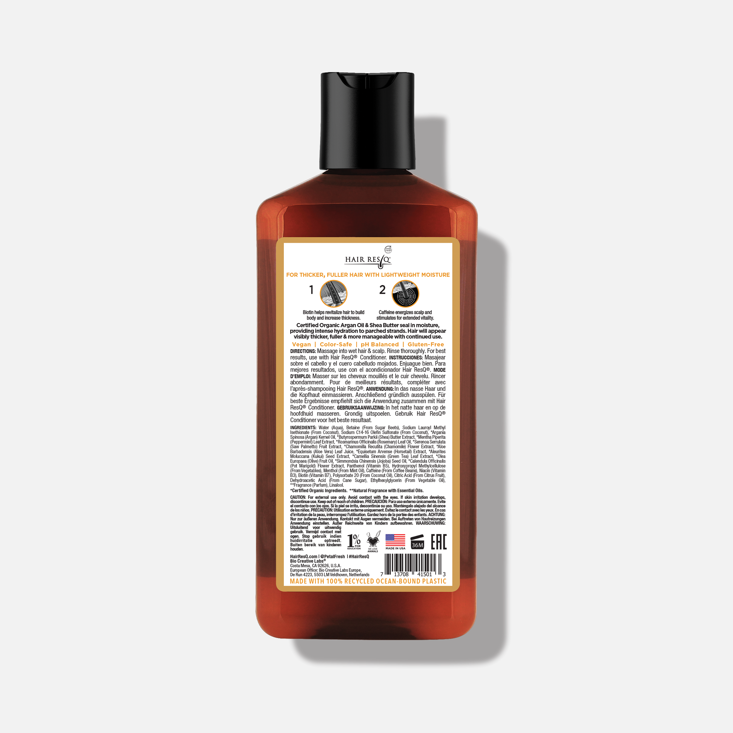 Hair ResQ Thickening Treatment Lightweight Moisture Shampoo with Biotin