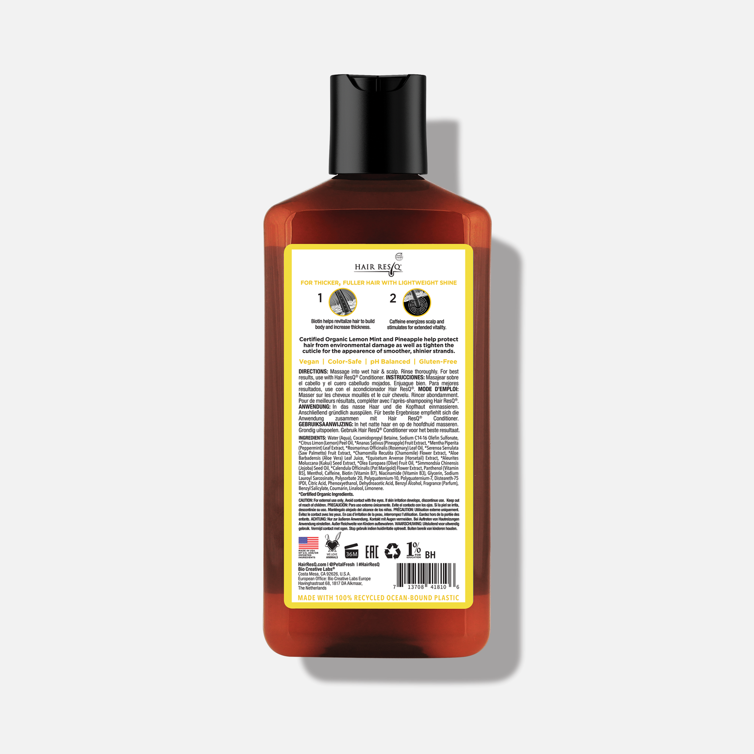 Hair ResQ Thickening Treatment Shine Boost Shampoo with Biotin
