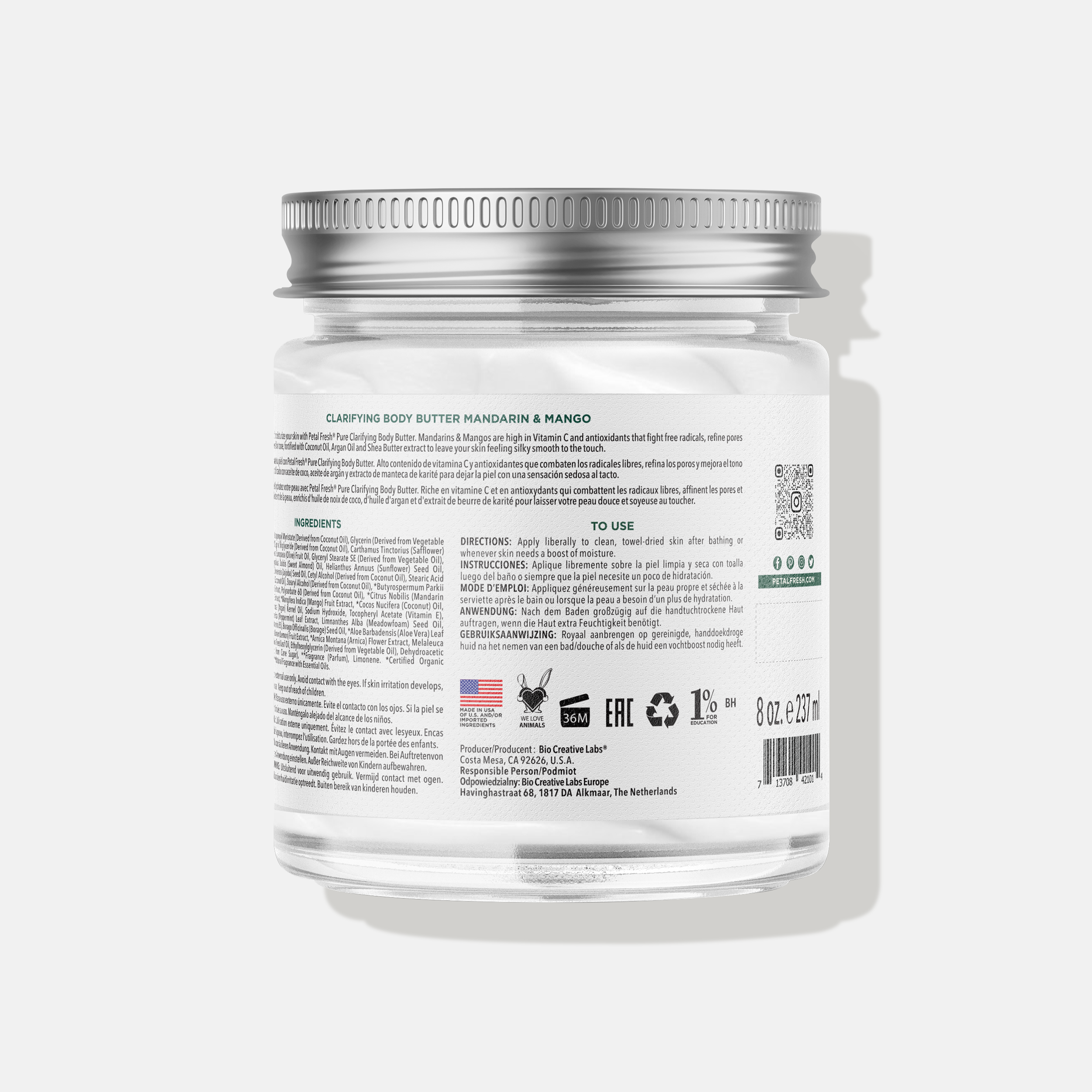 Clarifying Body Butter with Mandarin & Mango
