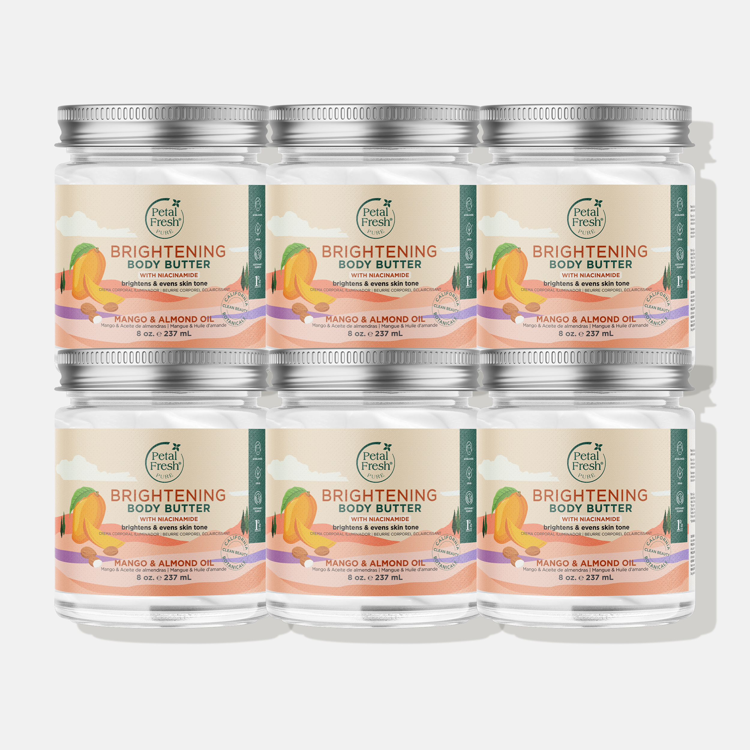 Brightening Body Butter with Mango & Almond Oil