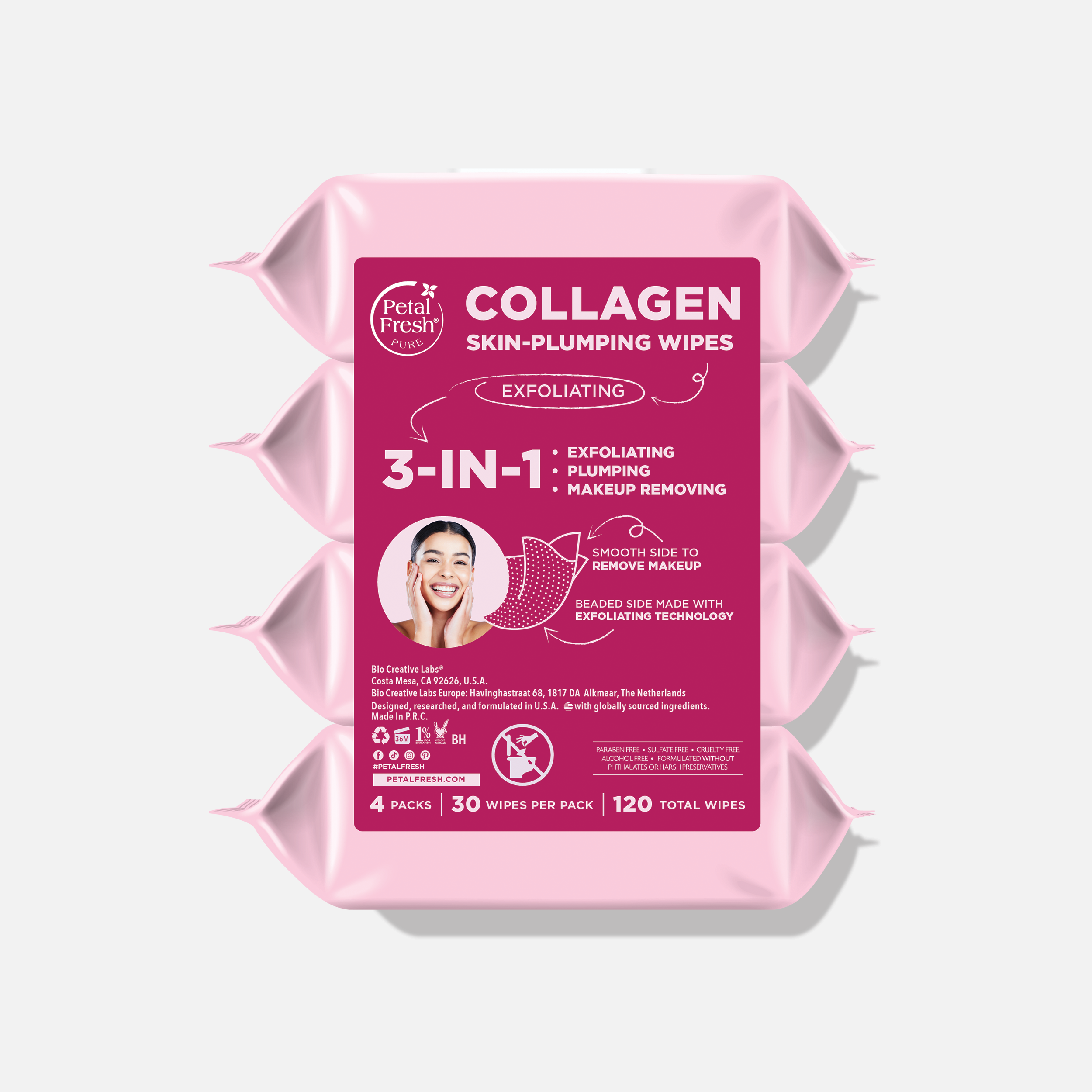 Skin-Plumping Collagen Exfoliating Wipes