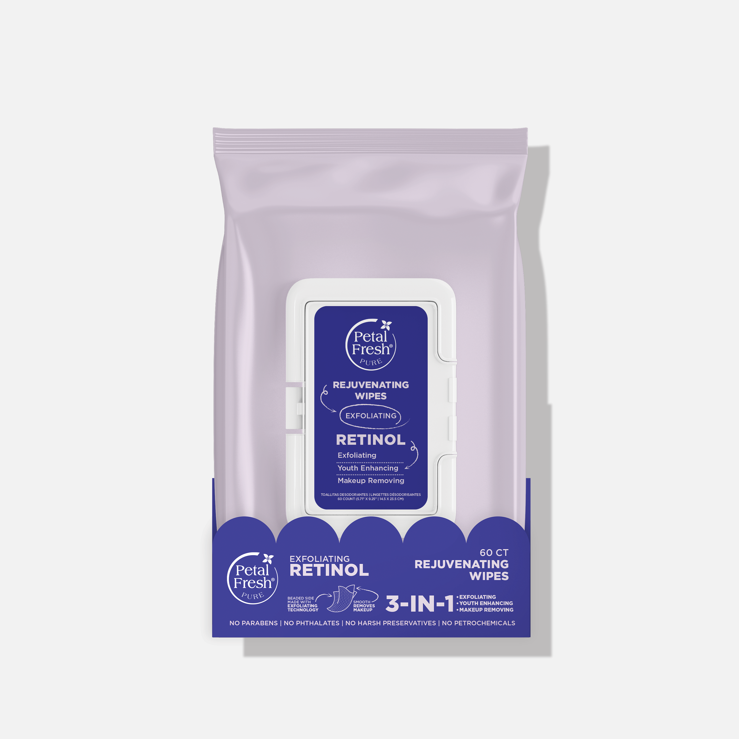Rejuvenating Retinol Exfoliating Wipes