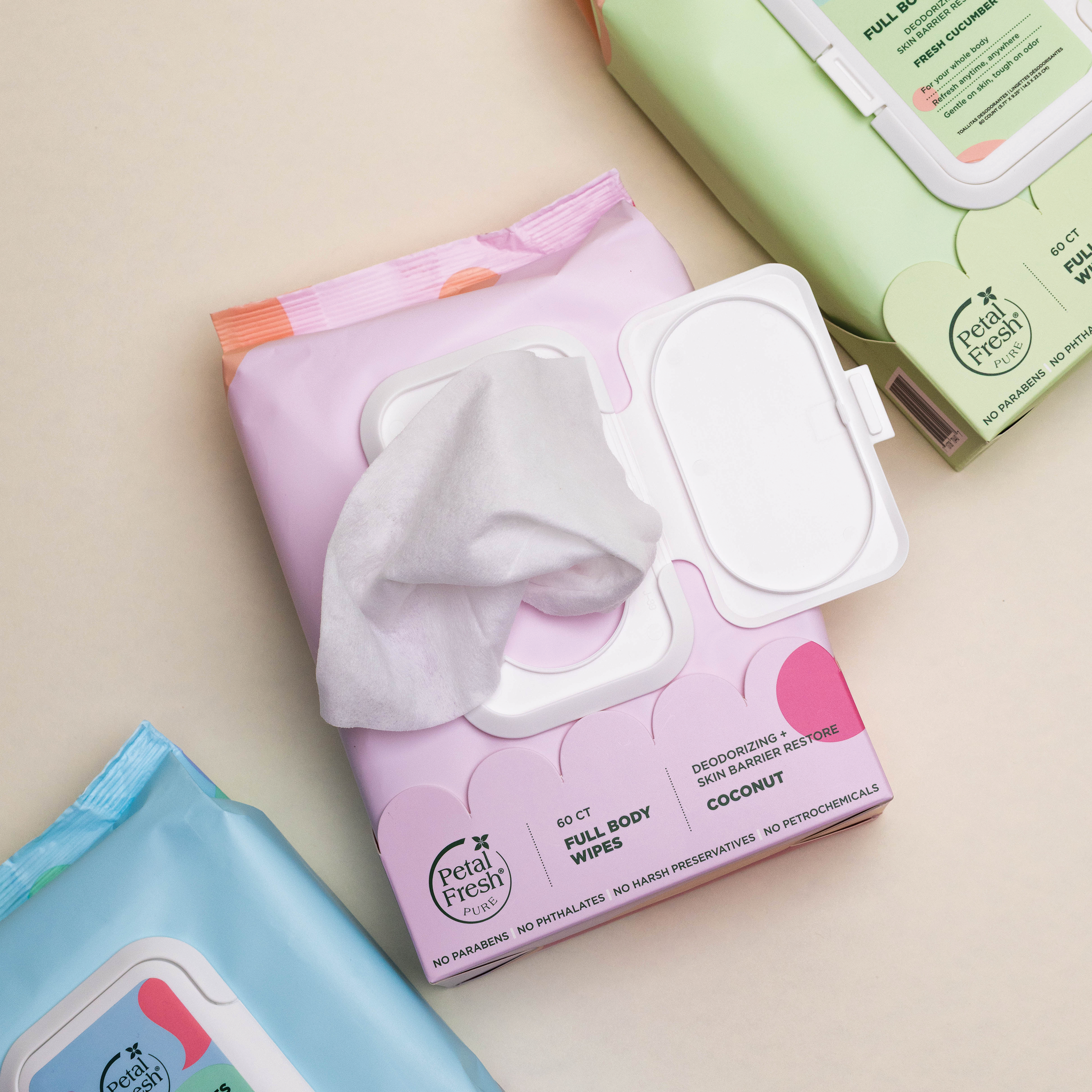 Fresh Aloe Deodorizing & Restoring Full Body Wipes
