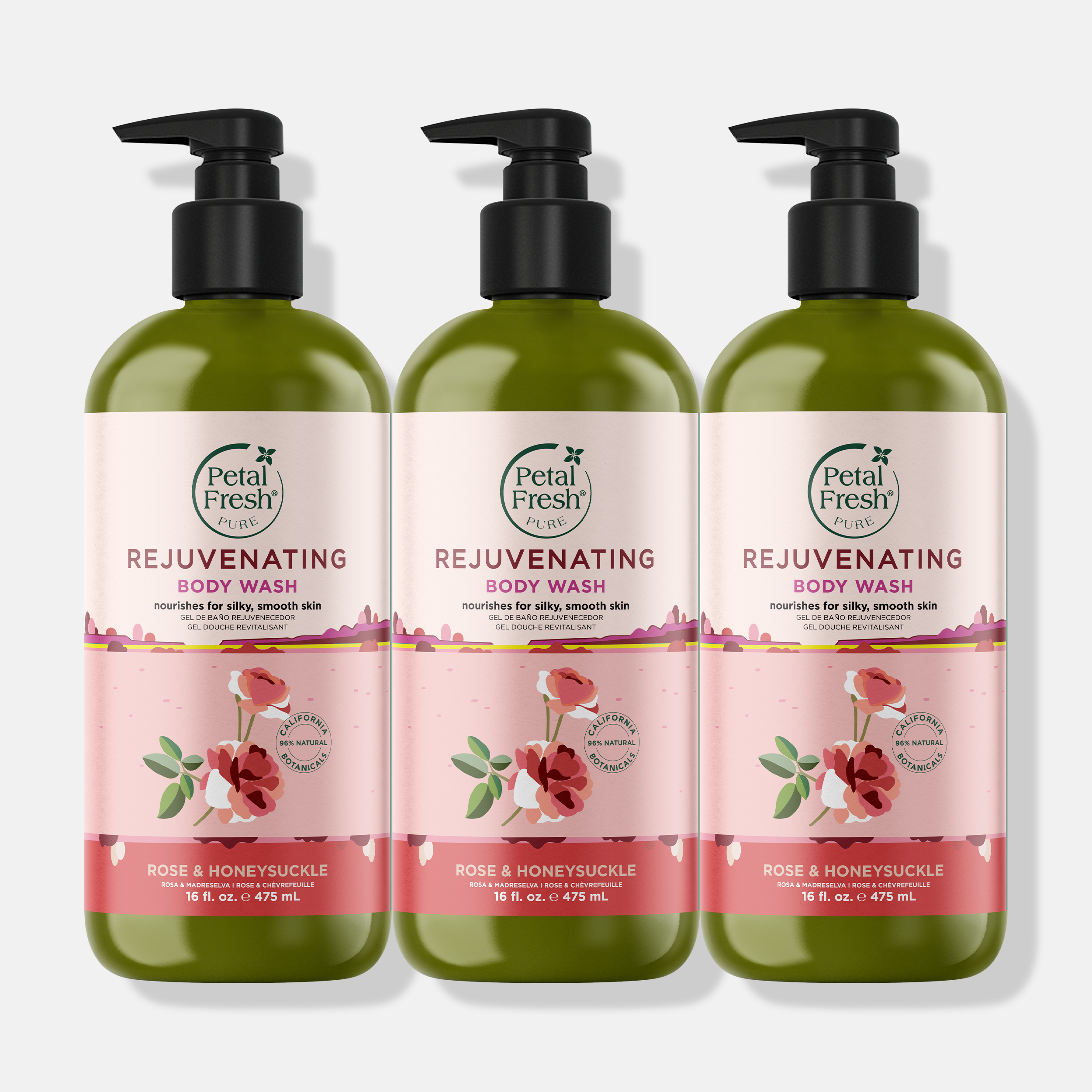 Softening Rose & Honeysuckle Body Wash