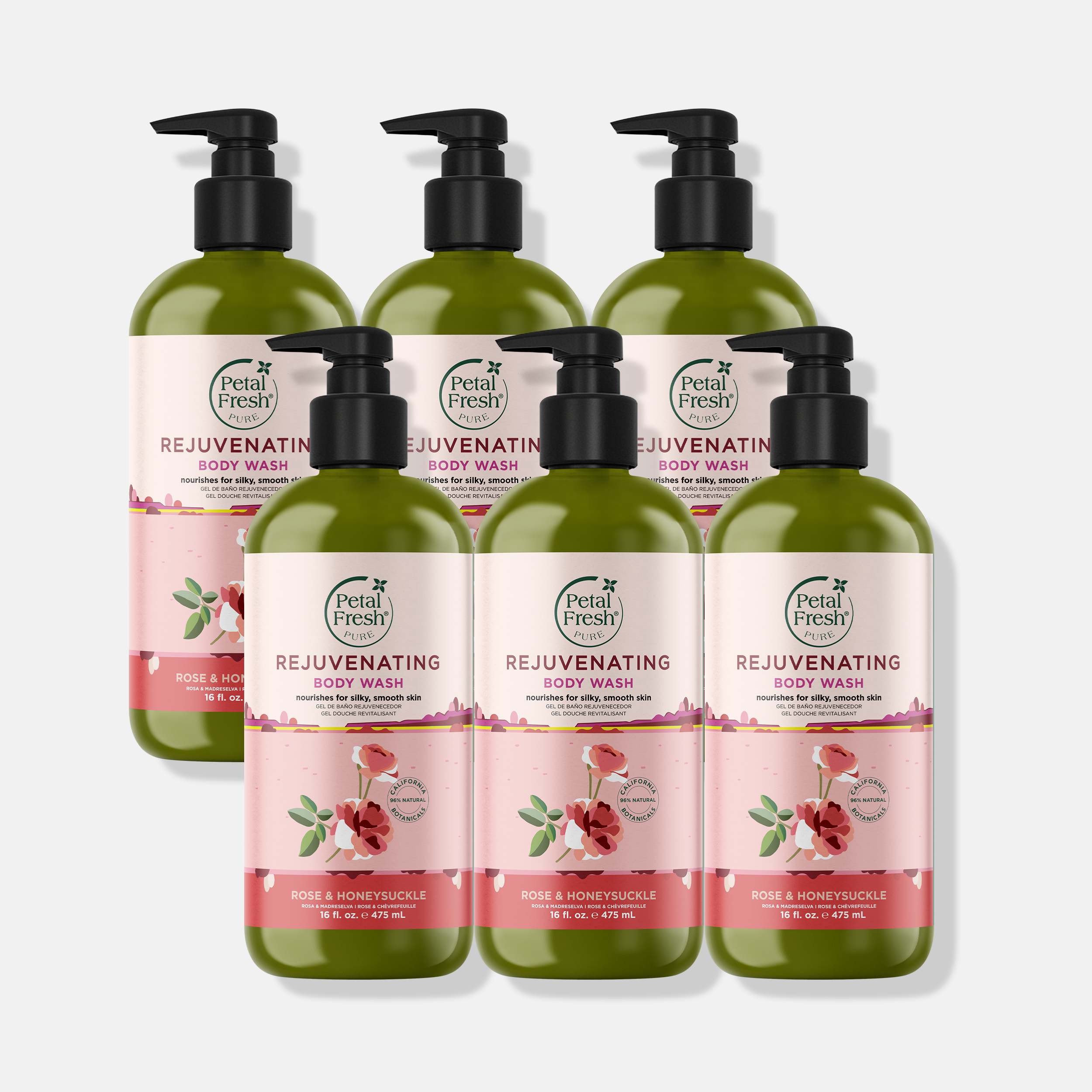 Softening Rose & Honeysuckle Body Wash