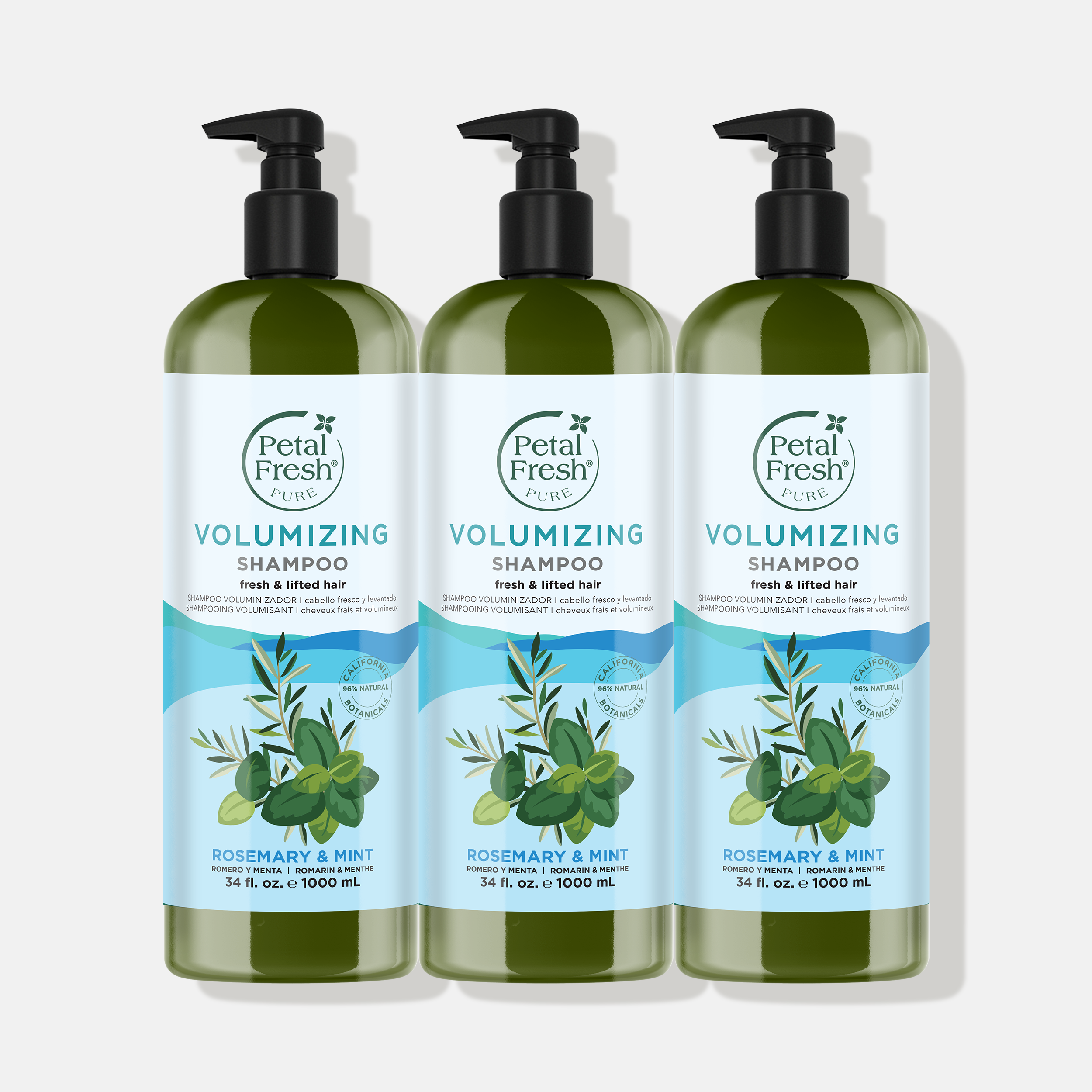 Volumizing Shampoo with Rosemary and Mint