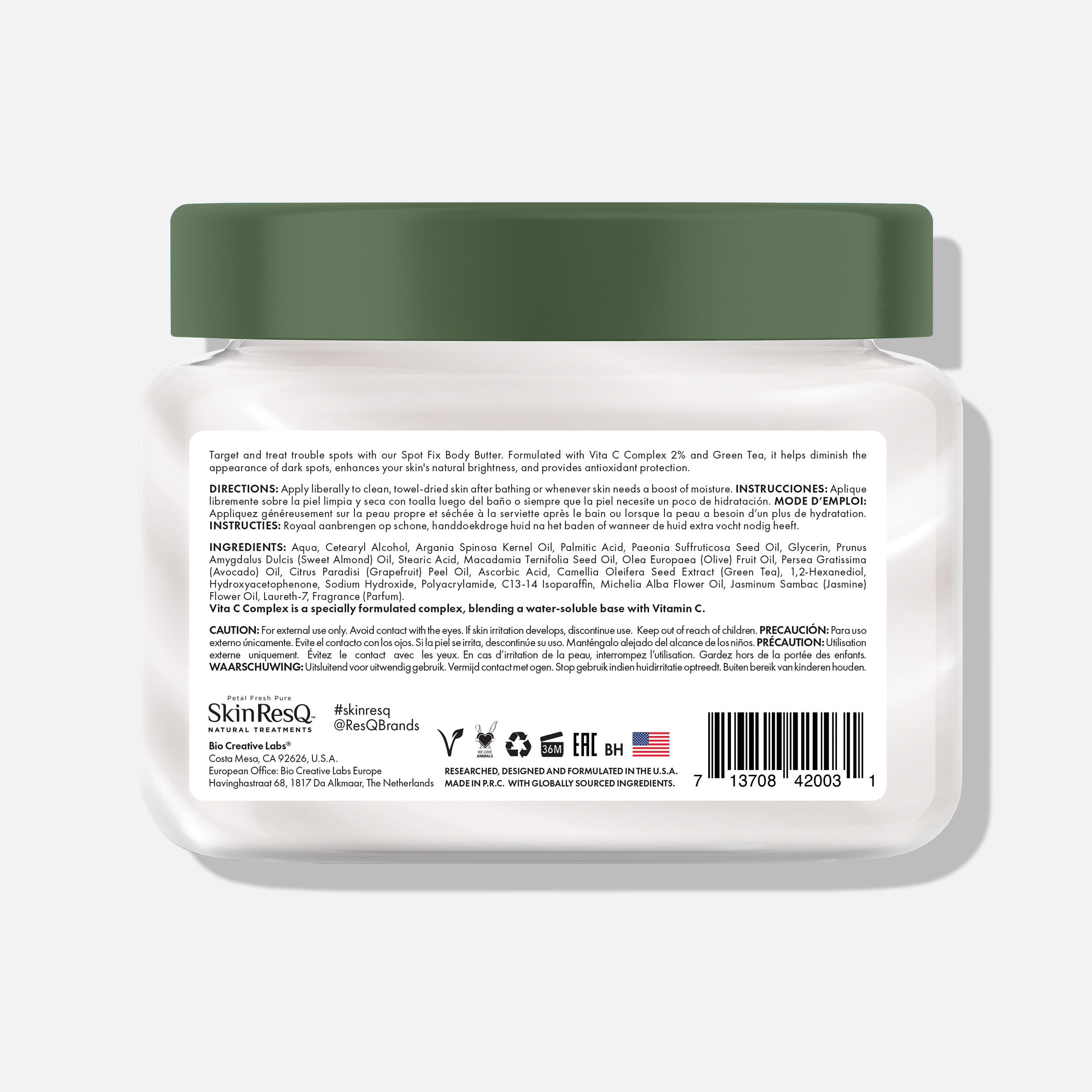 Skin ResQ Spot Fix Body Butter, 16oz