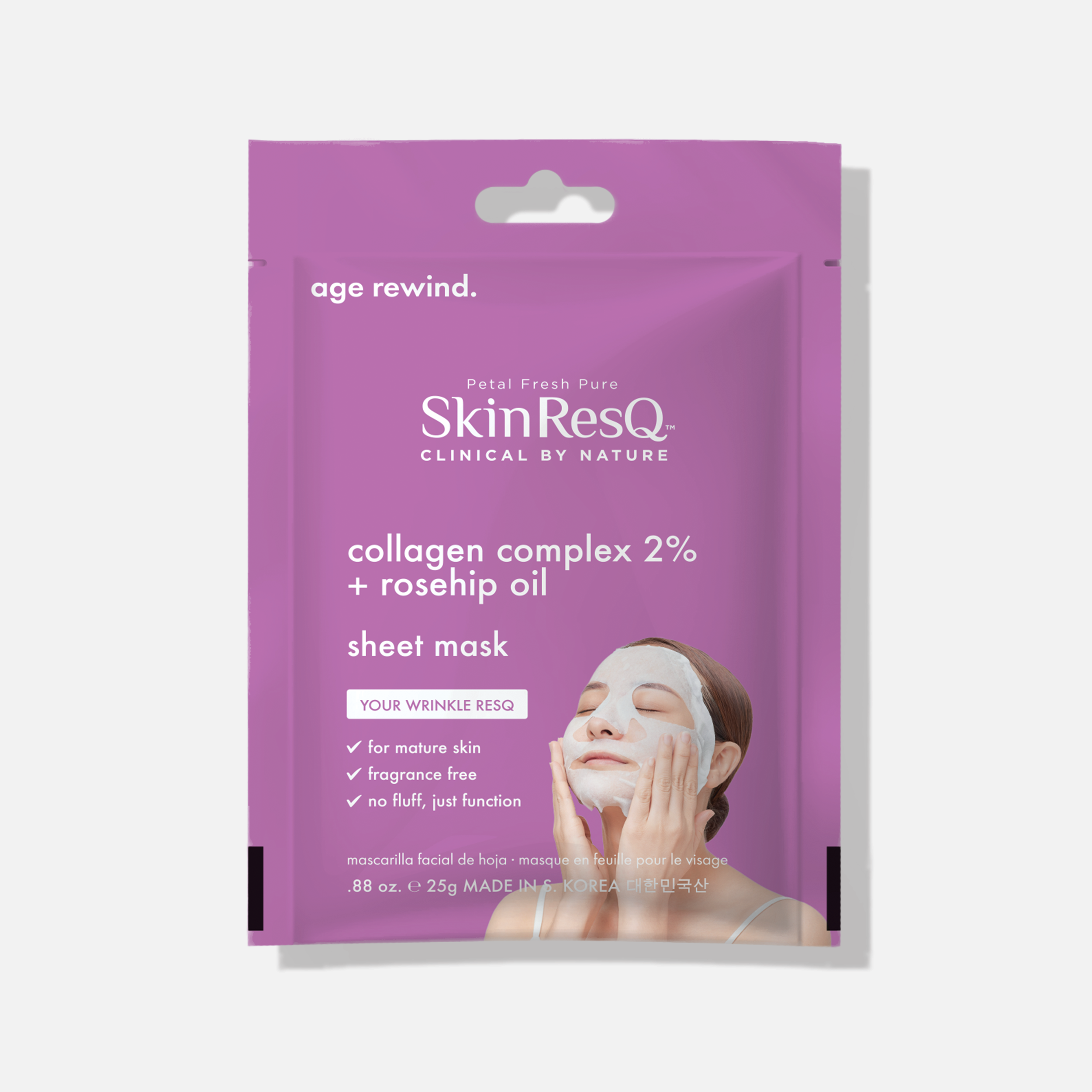 Petal Fresh Skin ResQ Age Rewind Sheet Mask