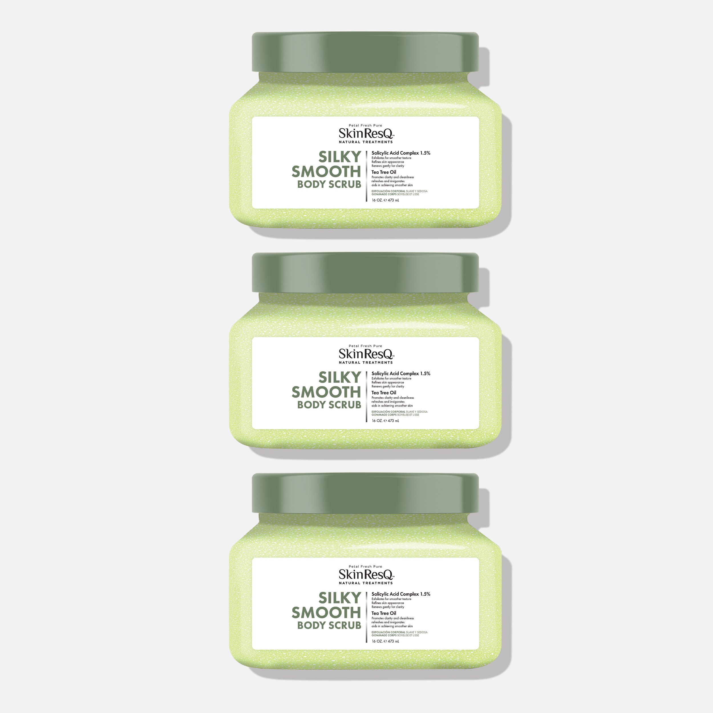 Skin ResQ Silky Smooth Body Scrub, 16oz