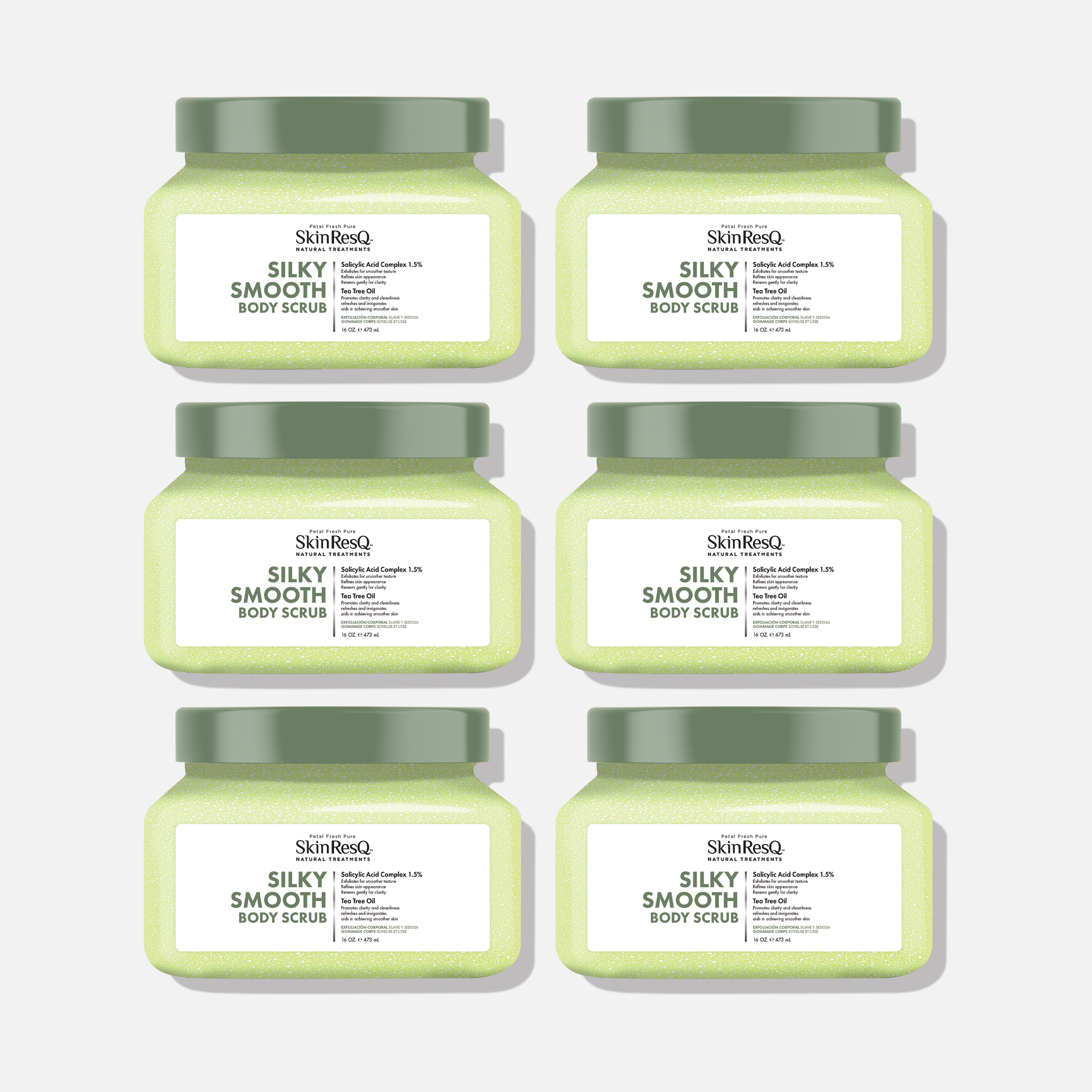 Skin ResQ Silky Smooth Body Scrub, 16oz