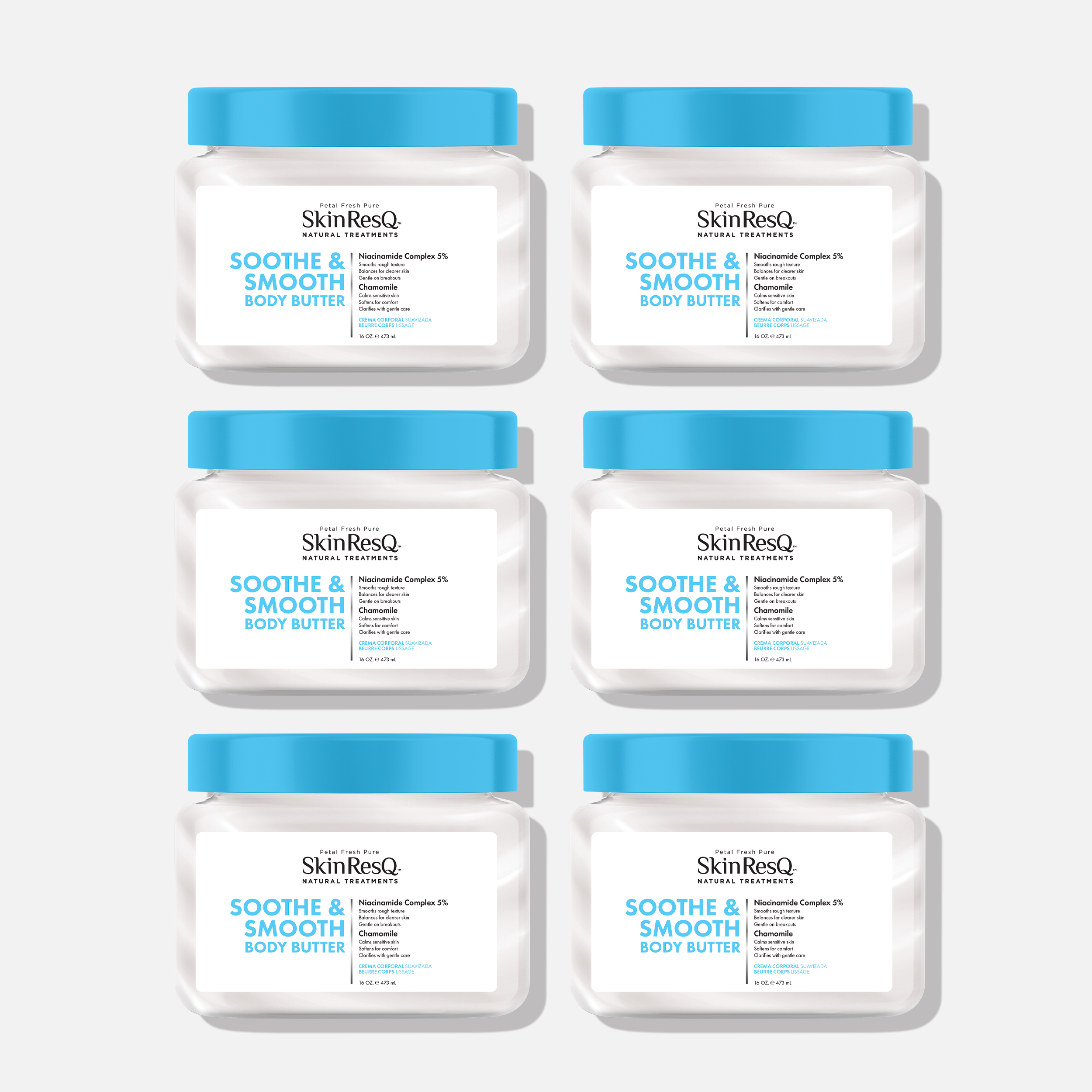 Skin ResQ Soothe & Smooth Body Butter, 16oz