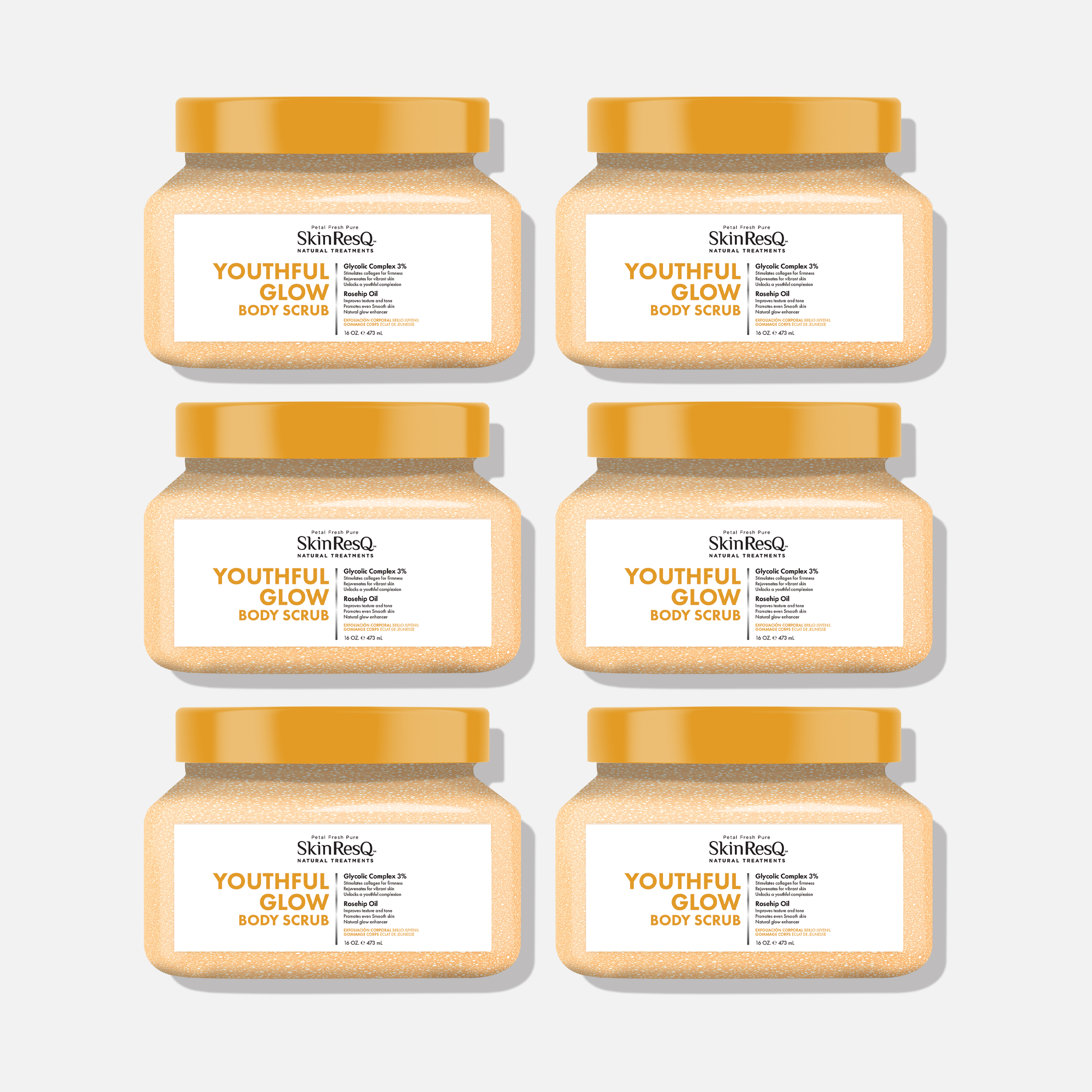 Skin ResQ Youthful Glow Scrub, 16oz