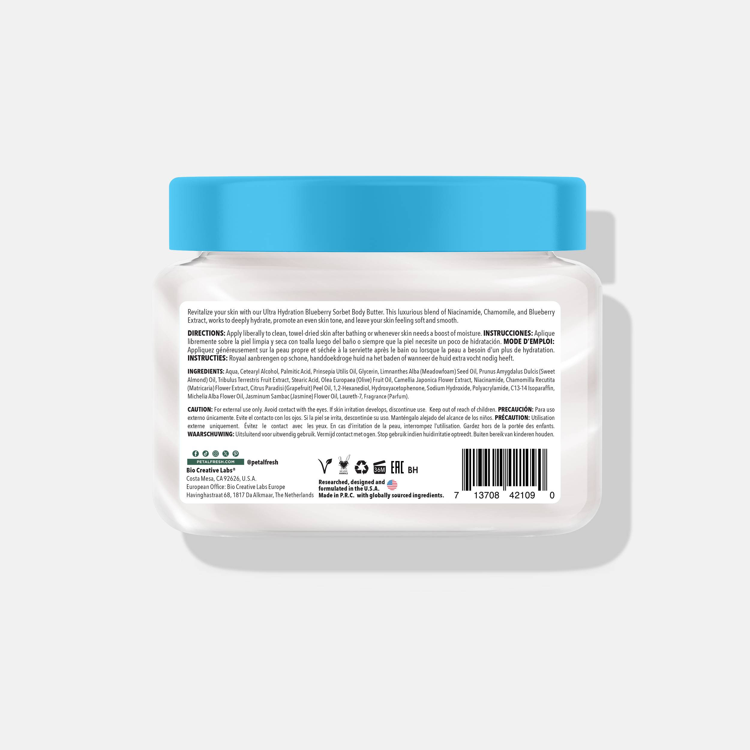 Ultra Hydration Blueberry Sorbet Body Butter, 16oz
