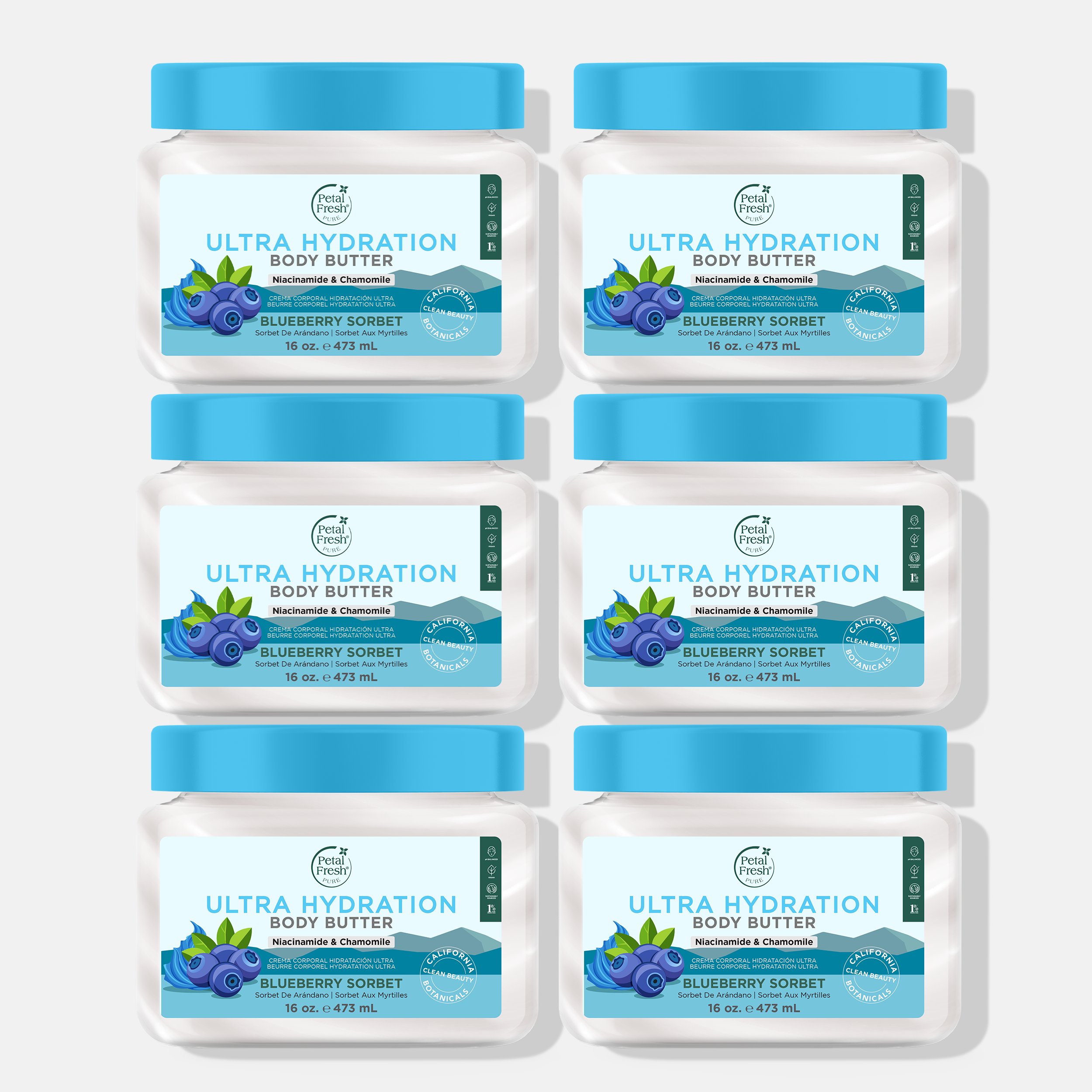Ultra Hydration Blueberry Sorbet Body Butter, 16oz