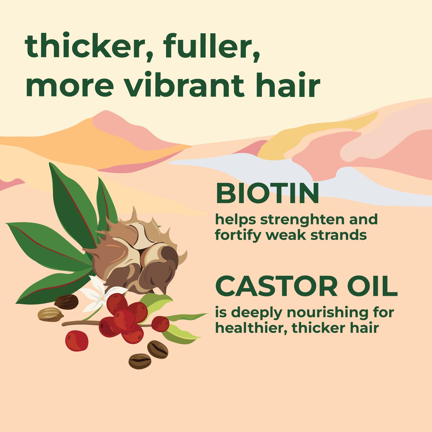 Thickening Conditioner with Biotin & Castor Oil