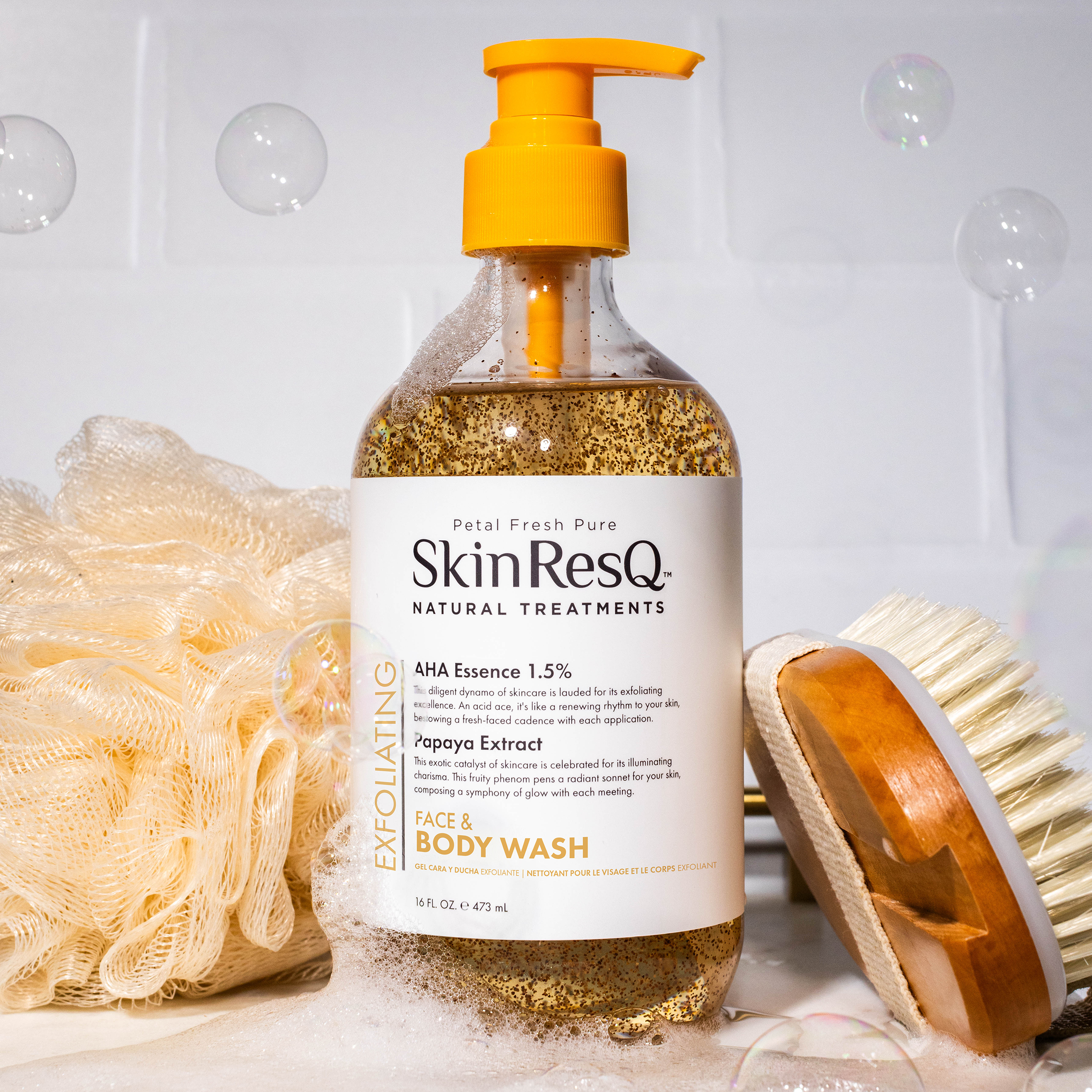 Skin ResQ Exfoliating Face & Body Wash