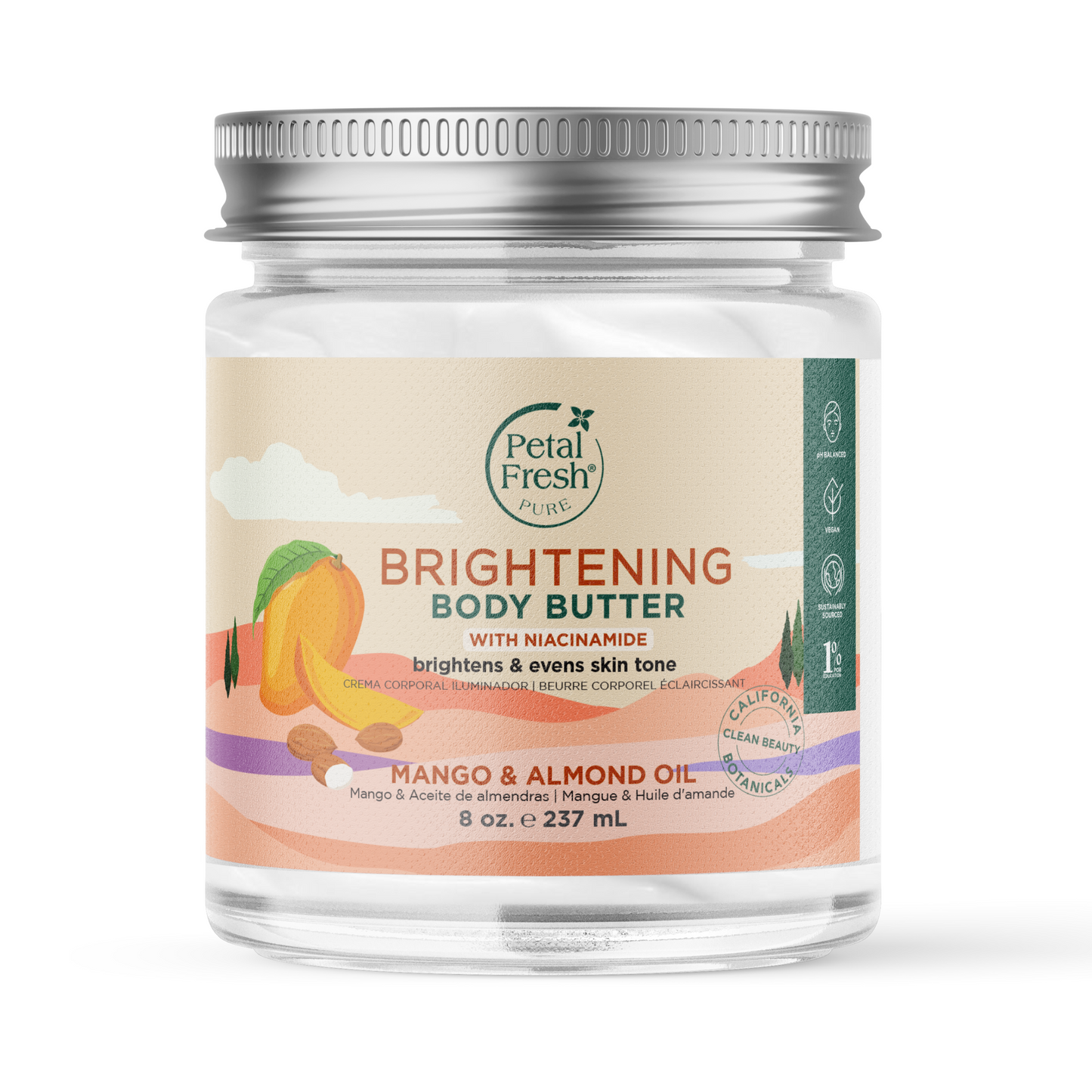 Brightening Body Butter with Mango & Almond Oil