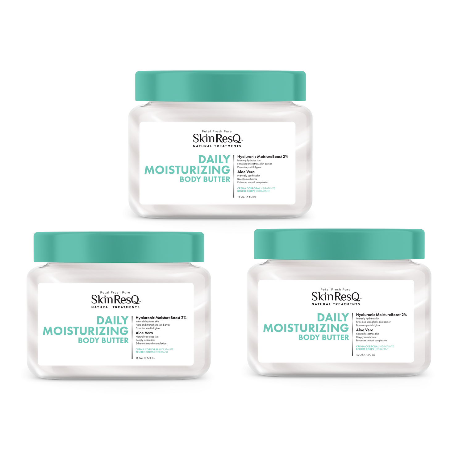 Skin ResQ Daily Moisturizing Body Butter, 16oz
