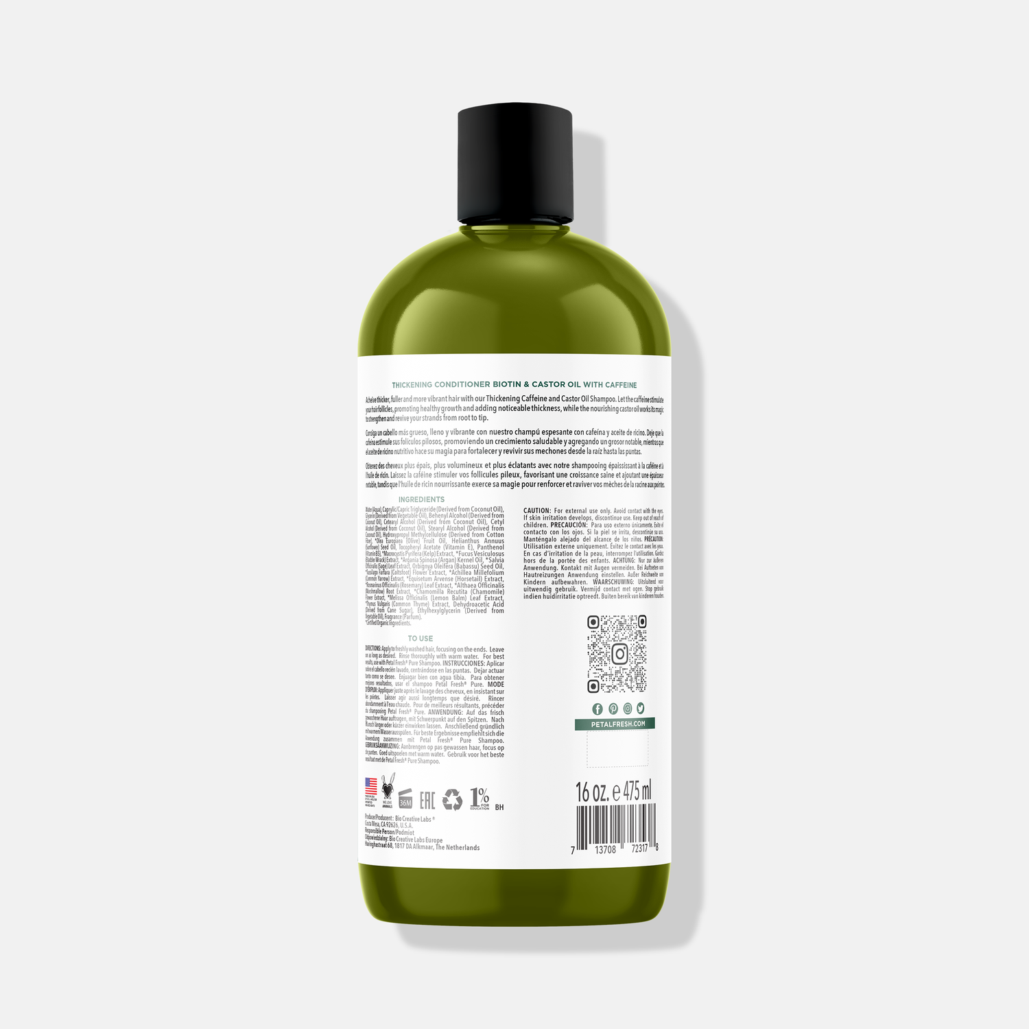 Thickening Conditioner with Biotin &amp; Castor Oil