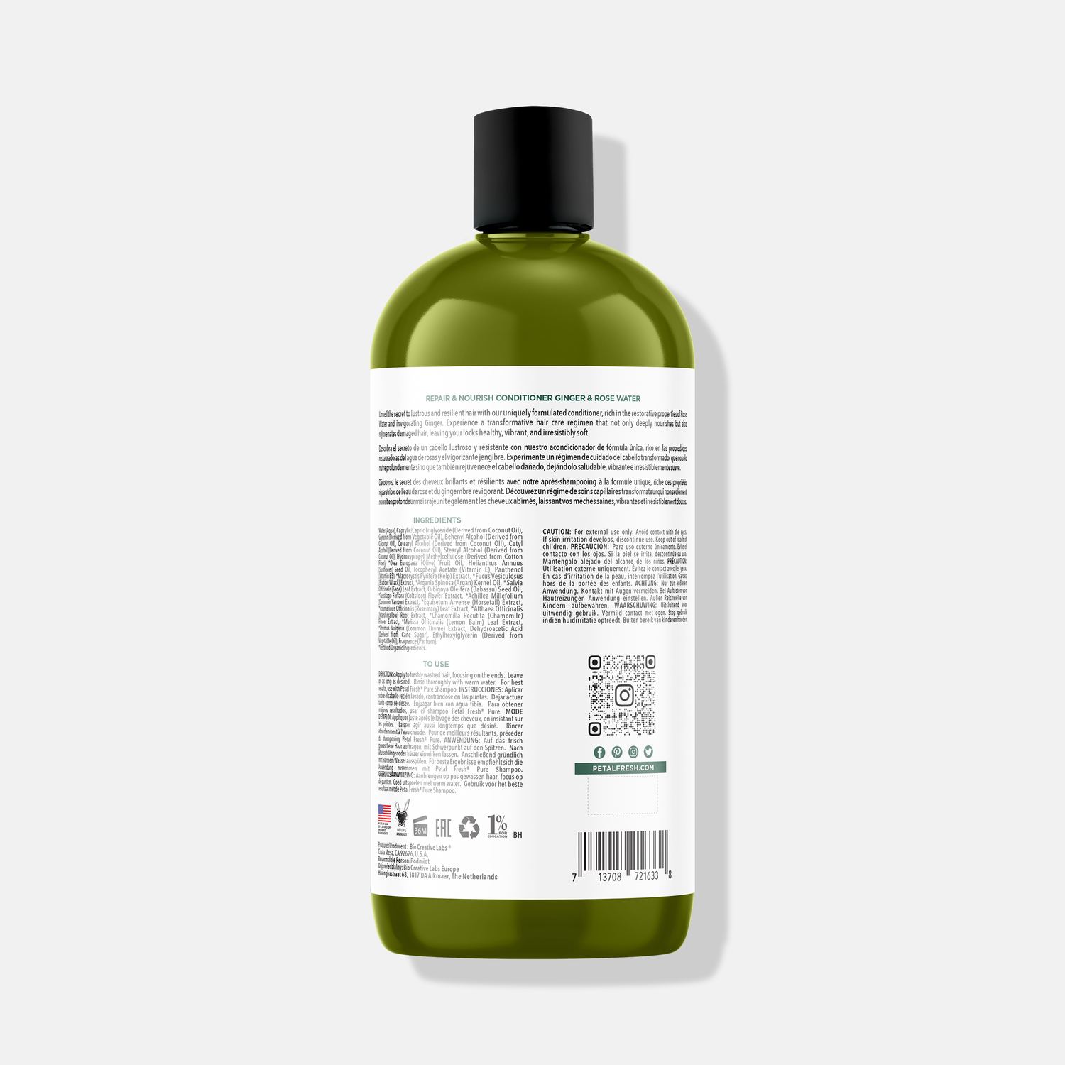 Repair &amp; Nourish Conditioner with Ginger and Rose Water