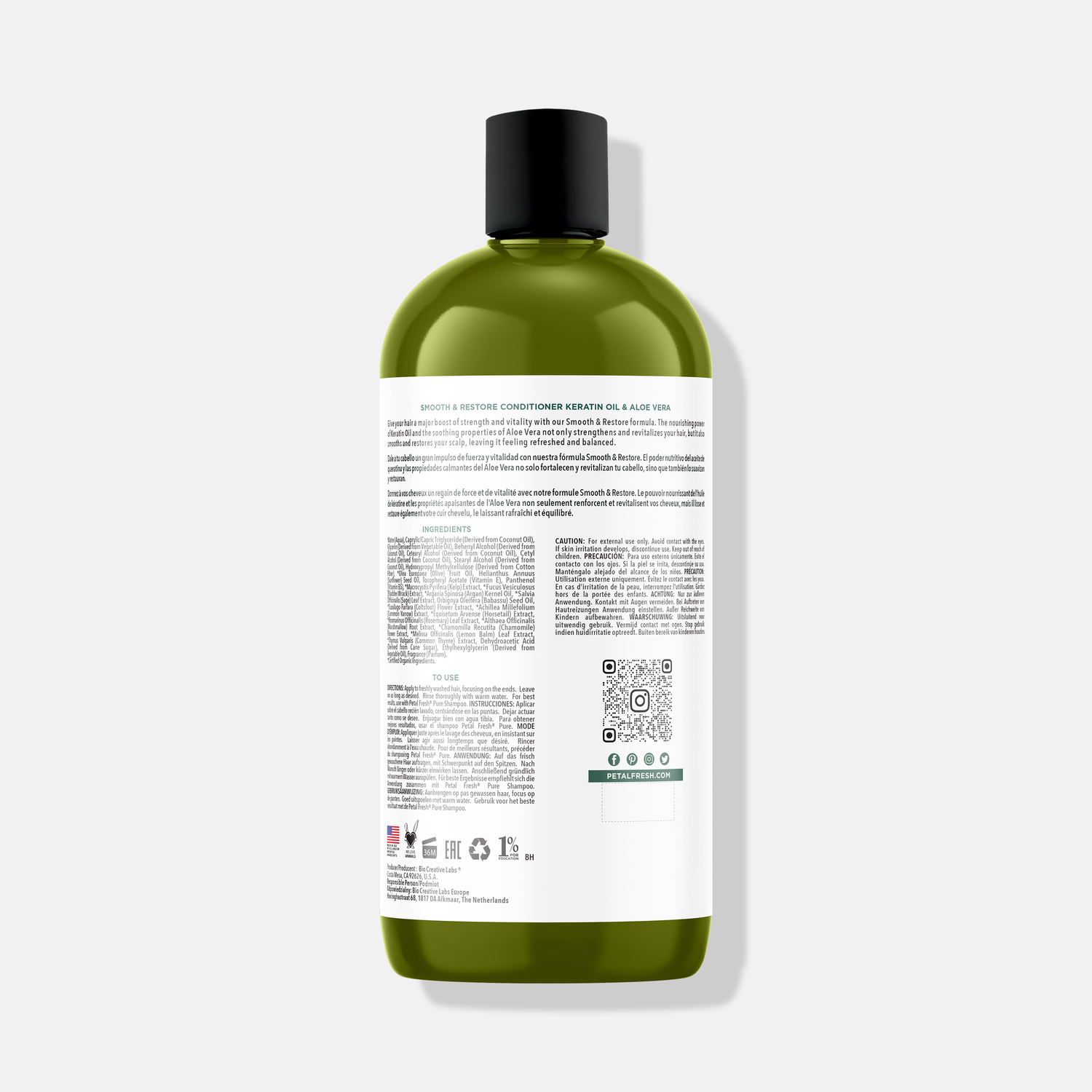 Smooth &amp; Restore Conditioner with Keratin and Aloe Vera