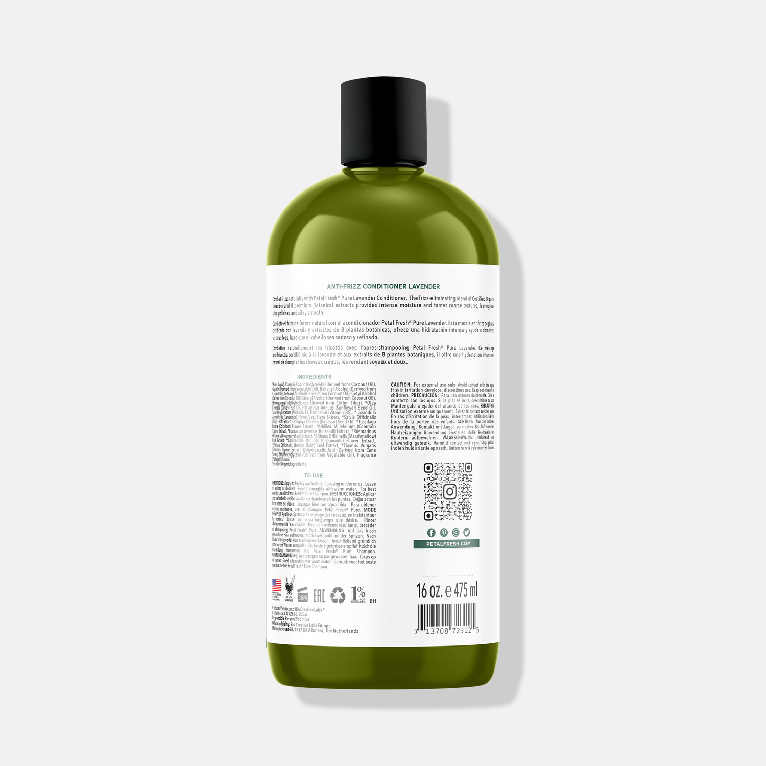 Anti-Frizz Conditioner with Lavender